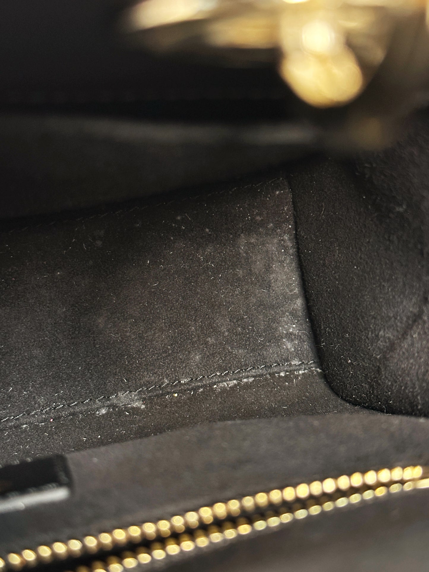 Christian Dior Small Cannage Lambskin My Lady Dior ABC Bag Black GHW