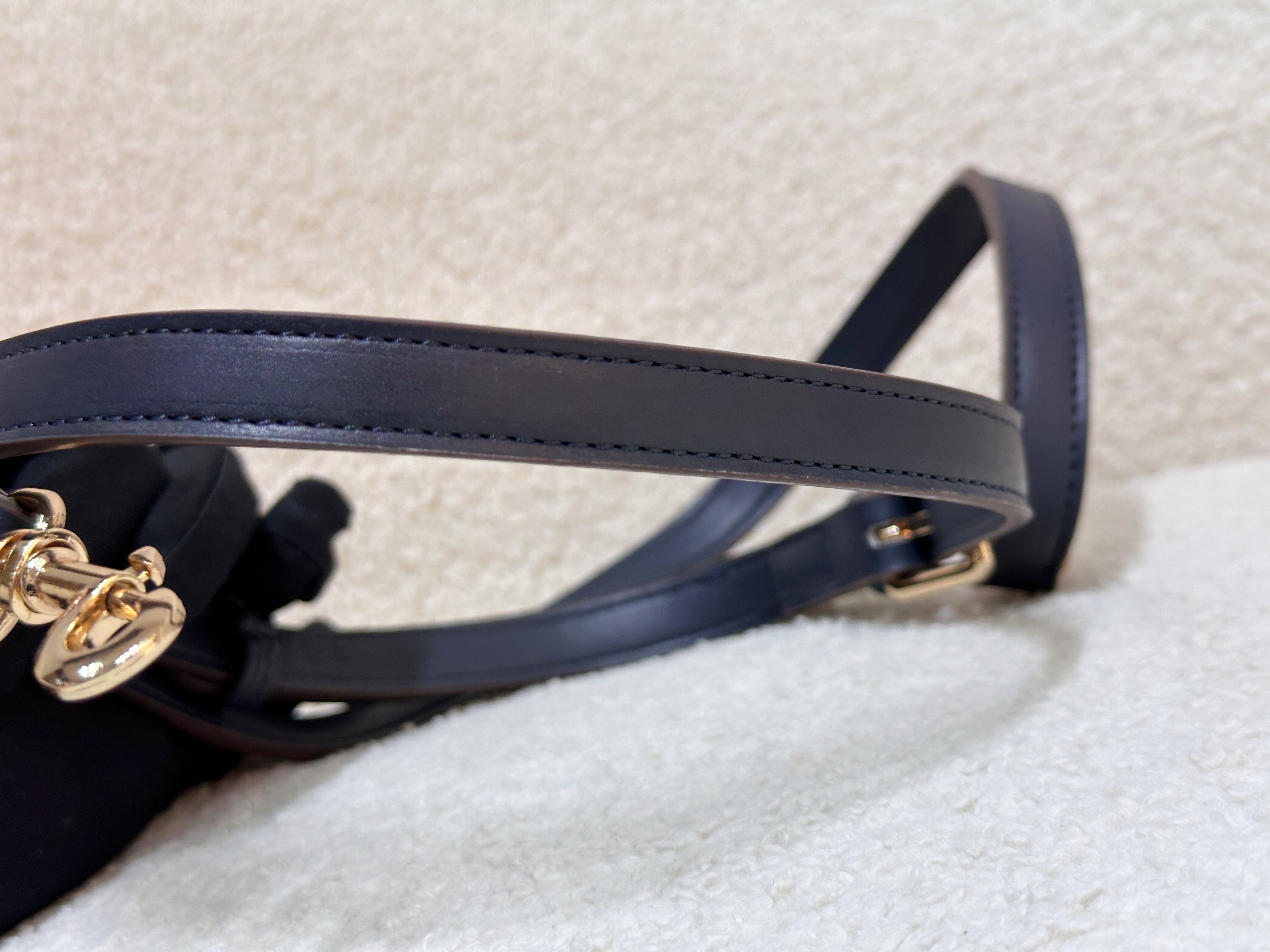 Christian Dior Double Saddle Canvas Navy blue 2001 year