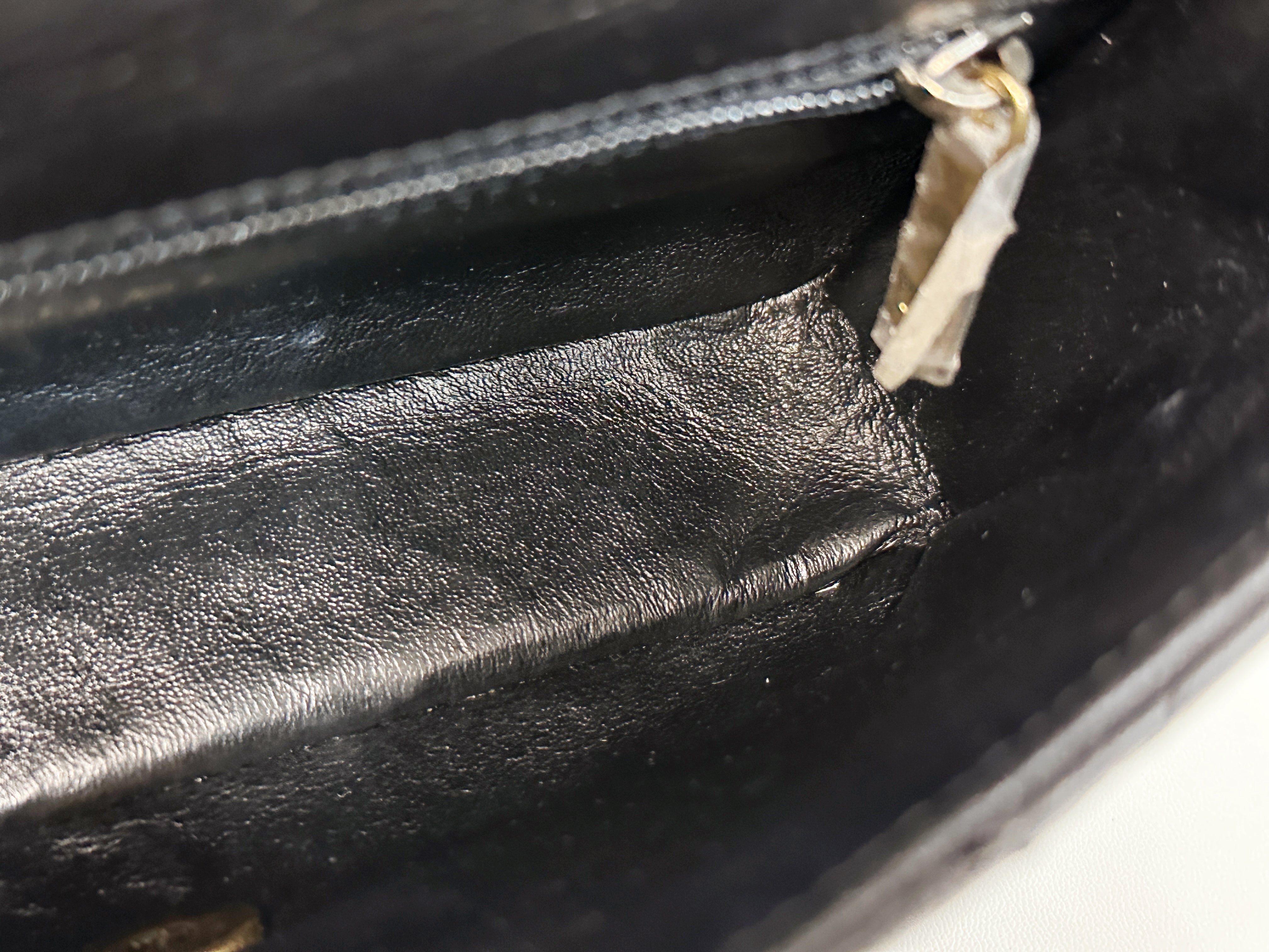 Chanel Mini Limited Edition Aged Calfskin Quilted Medallion Flap Black GHW 206 holo card