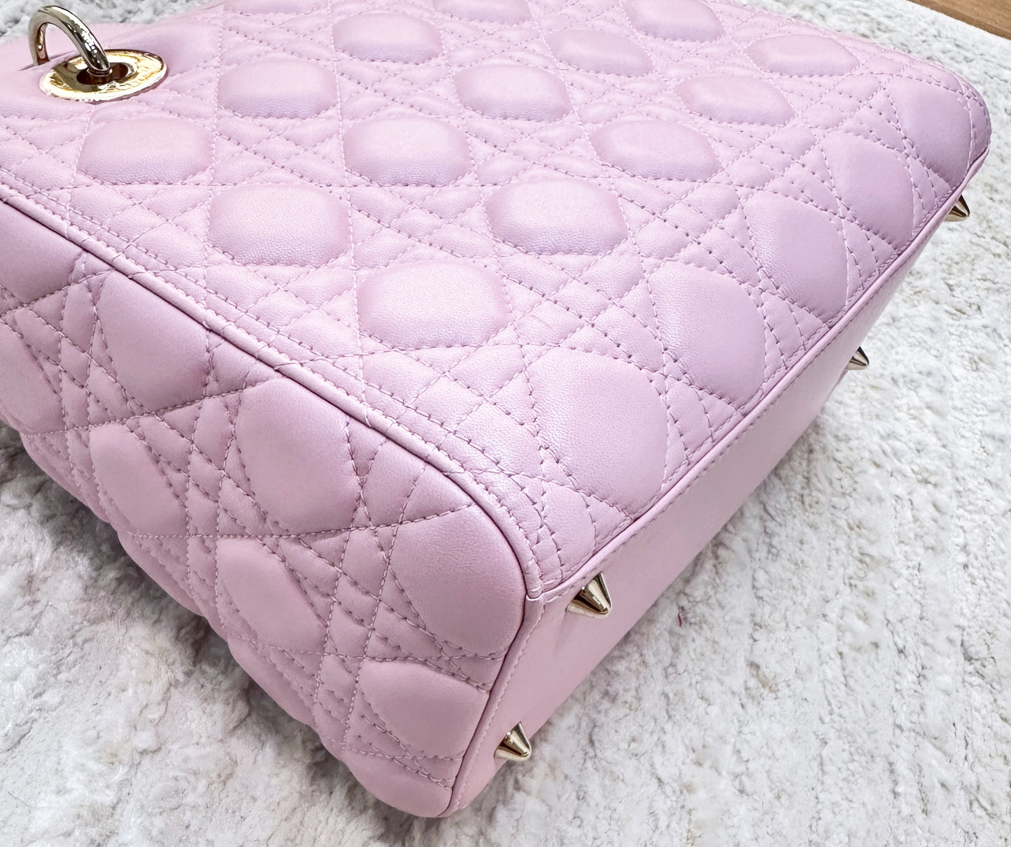 Christian Dior Medium Lady Dior Bag Pink