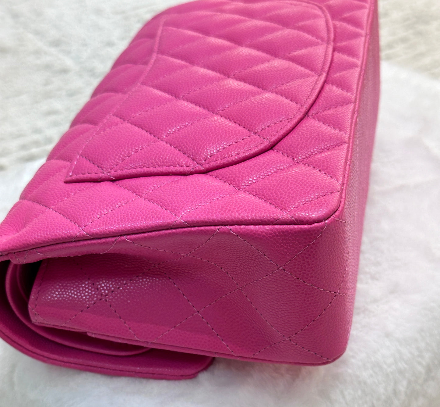 Chanel Classic Quilted Small Double Flap 22K Hot Pink