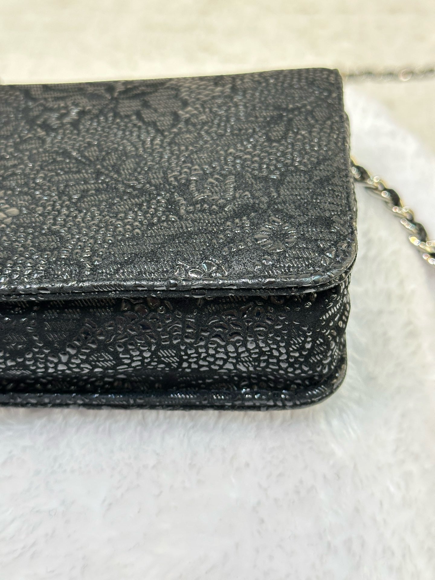 Chanel Flower Wallet On Chain 1895 holo