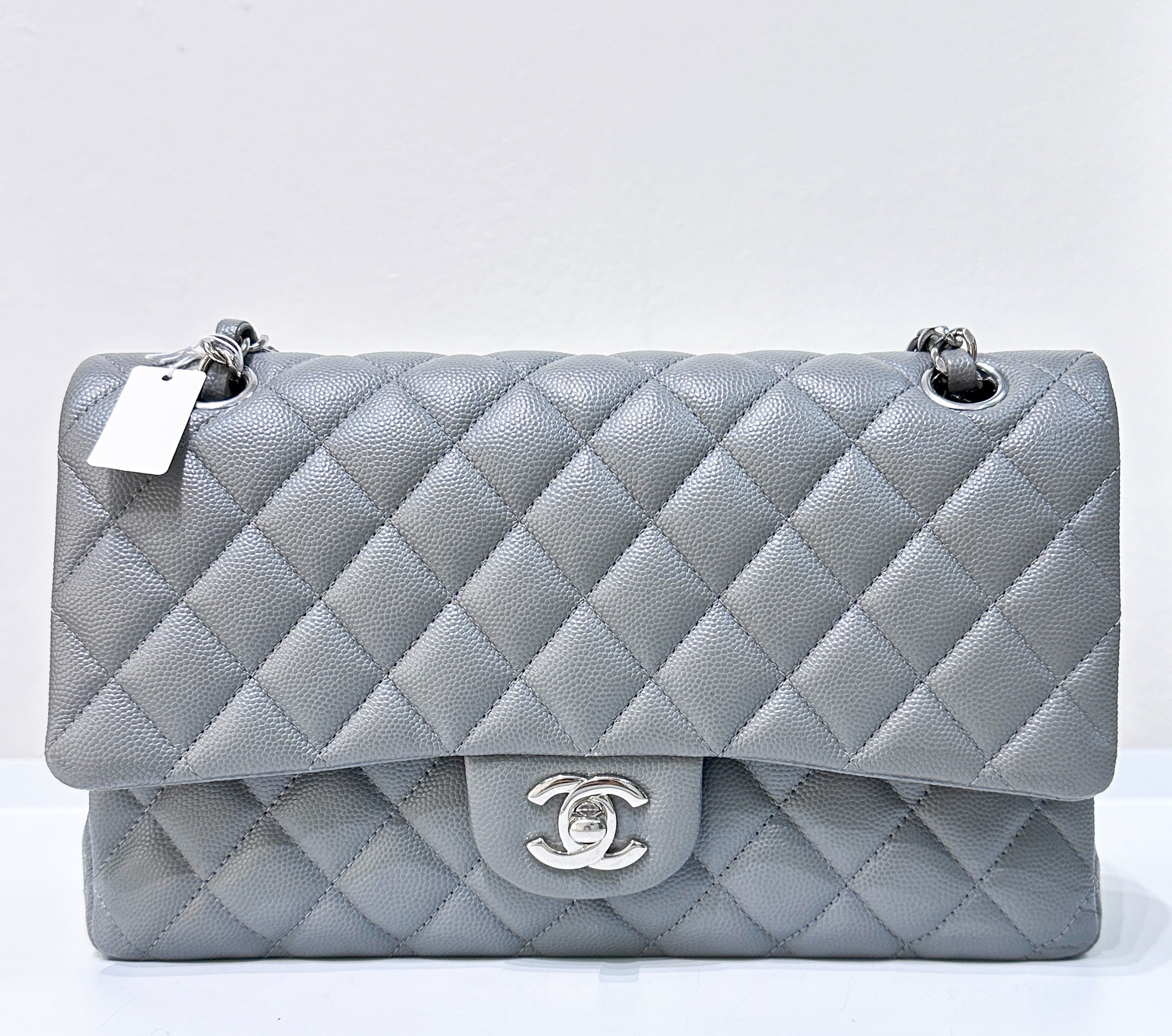 Chanel caviar quilted medium double flap sale