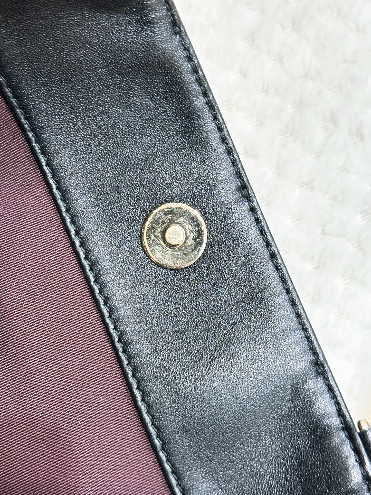 Chanel CC Lambskin Shopping Tote with Chain GHW 2875 holo card