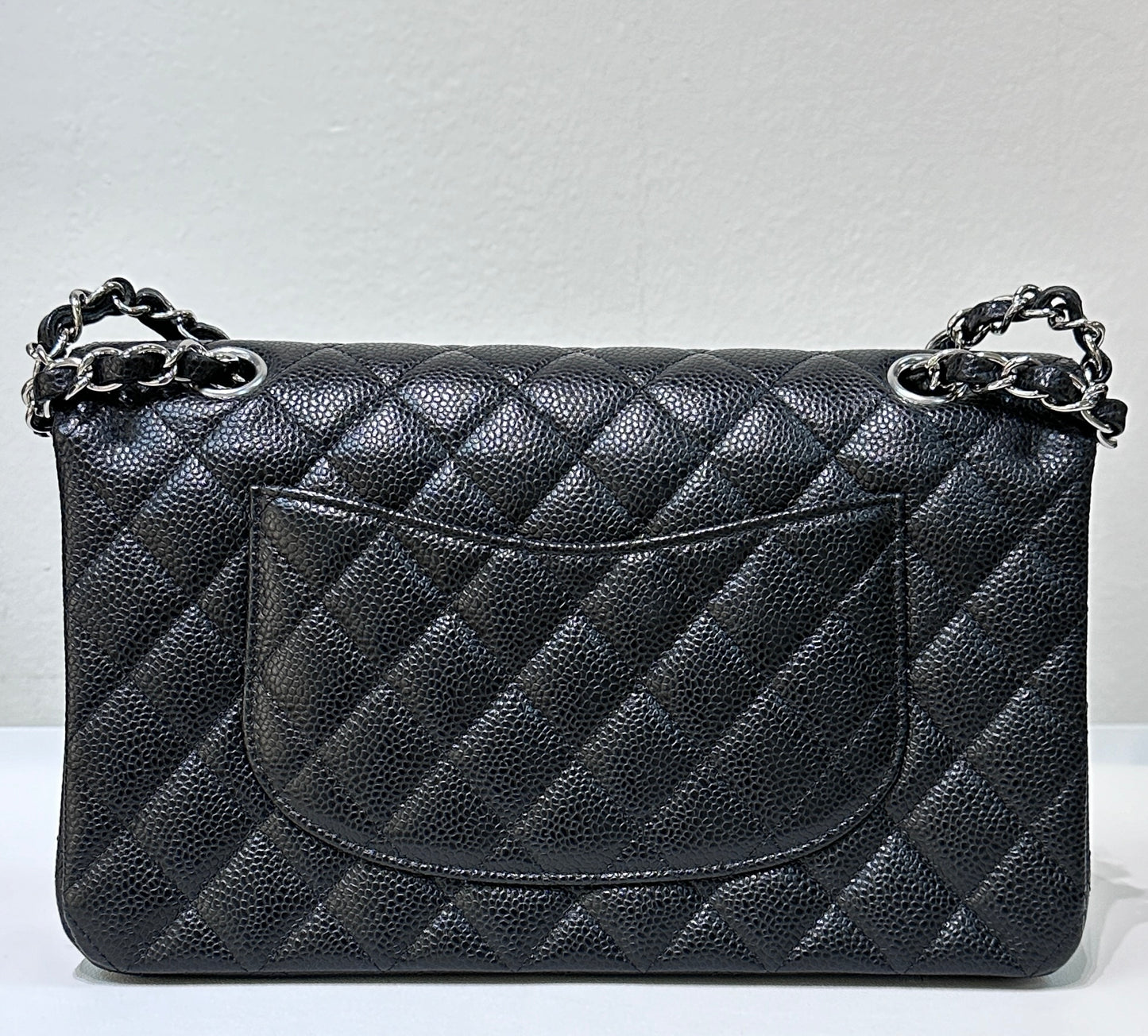 Chanel Medium Classic Flap Bag Caviar Black SHW