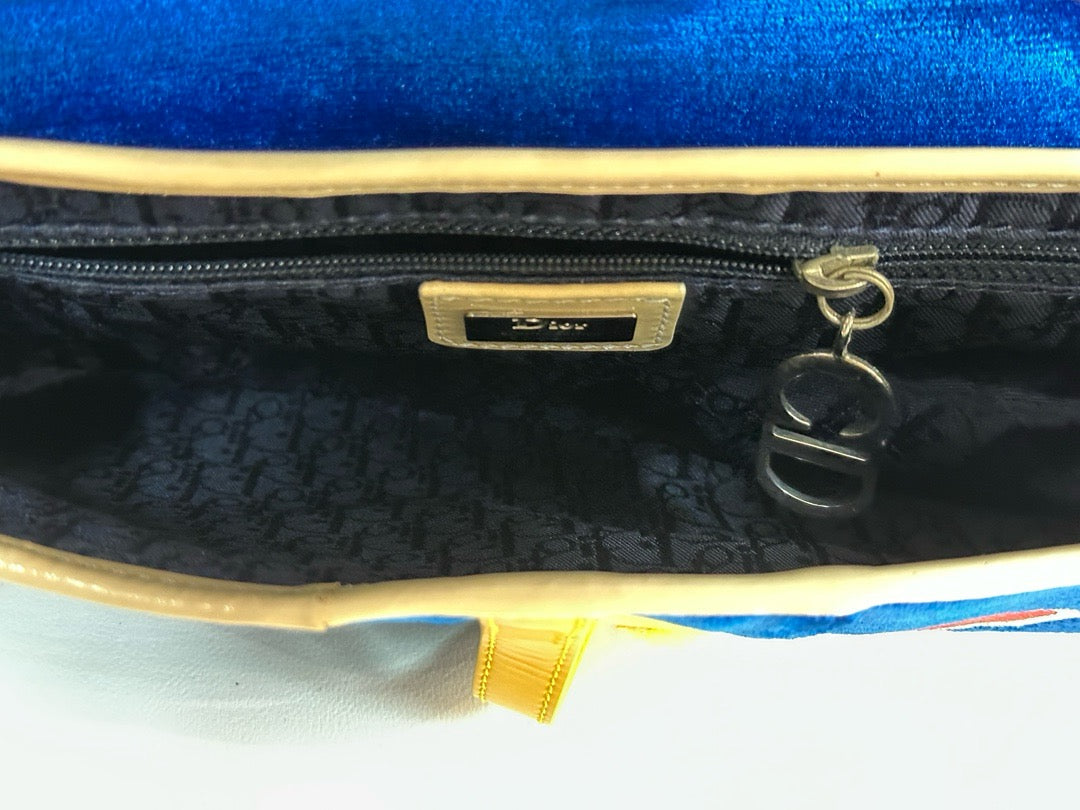 ￼Christian Dior Velour Adiorable 69 Saddle Bag 2006 year