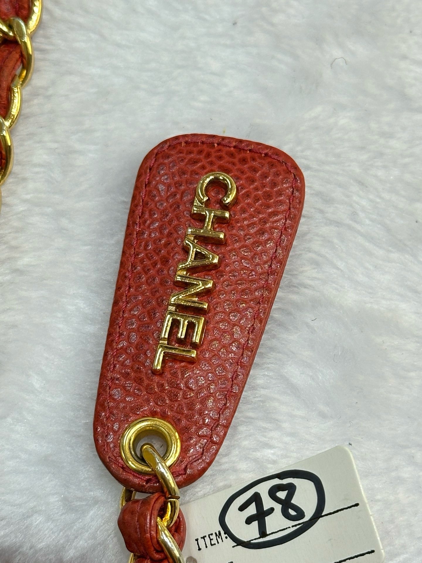 Chanel Caviar Quilted Camera Case Red