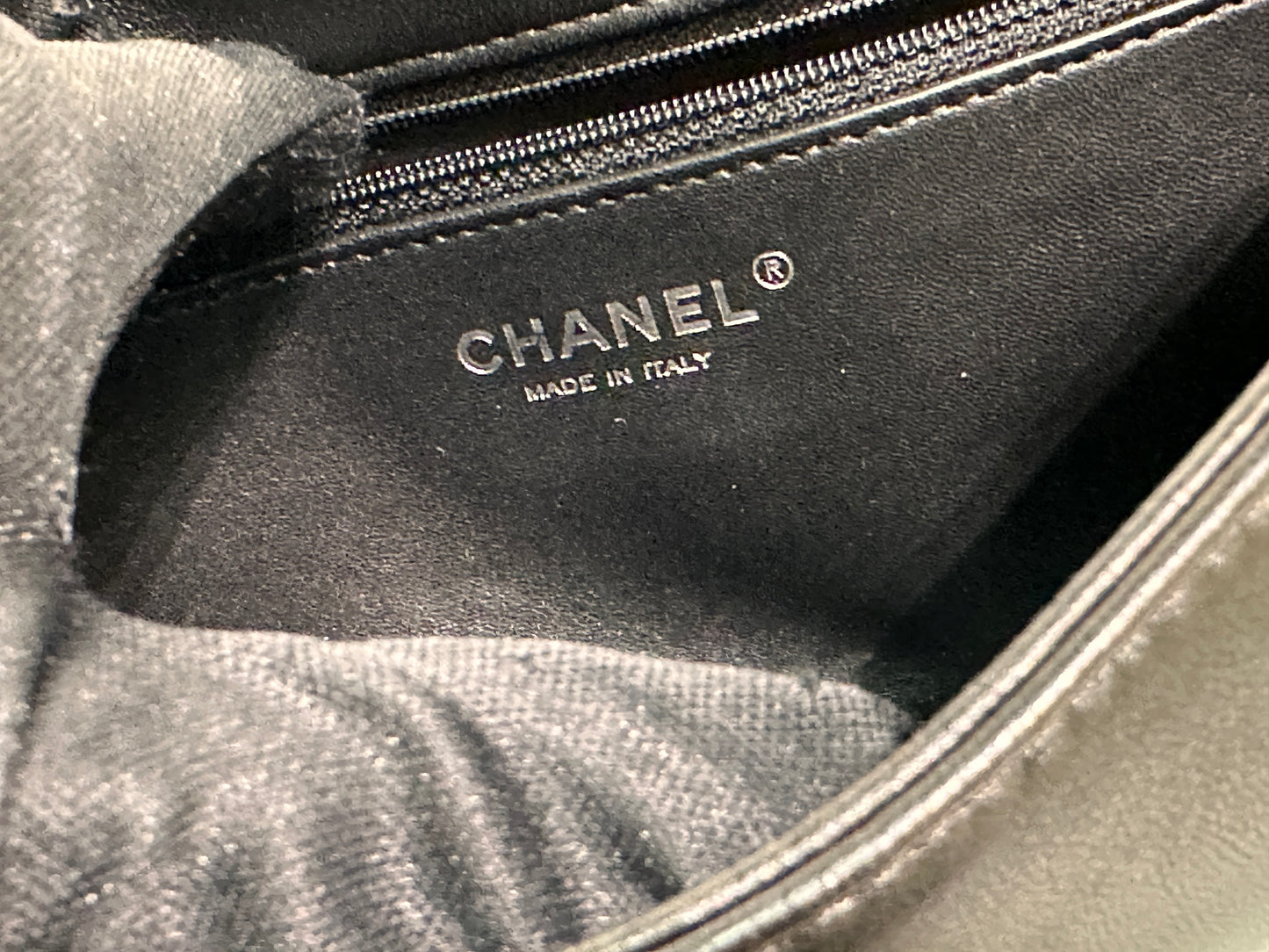 Chanel Classic Flap Pop Art No. 5 Caption Comic Lambskin Black Multicolor Bag