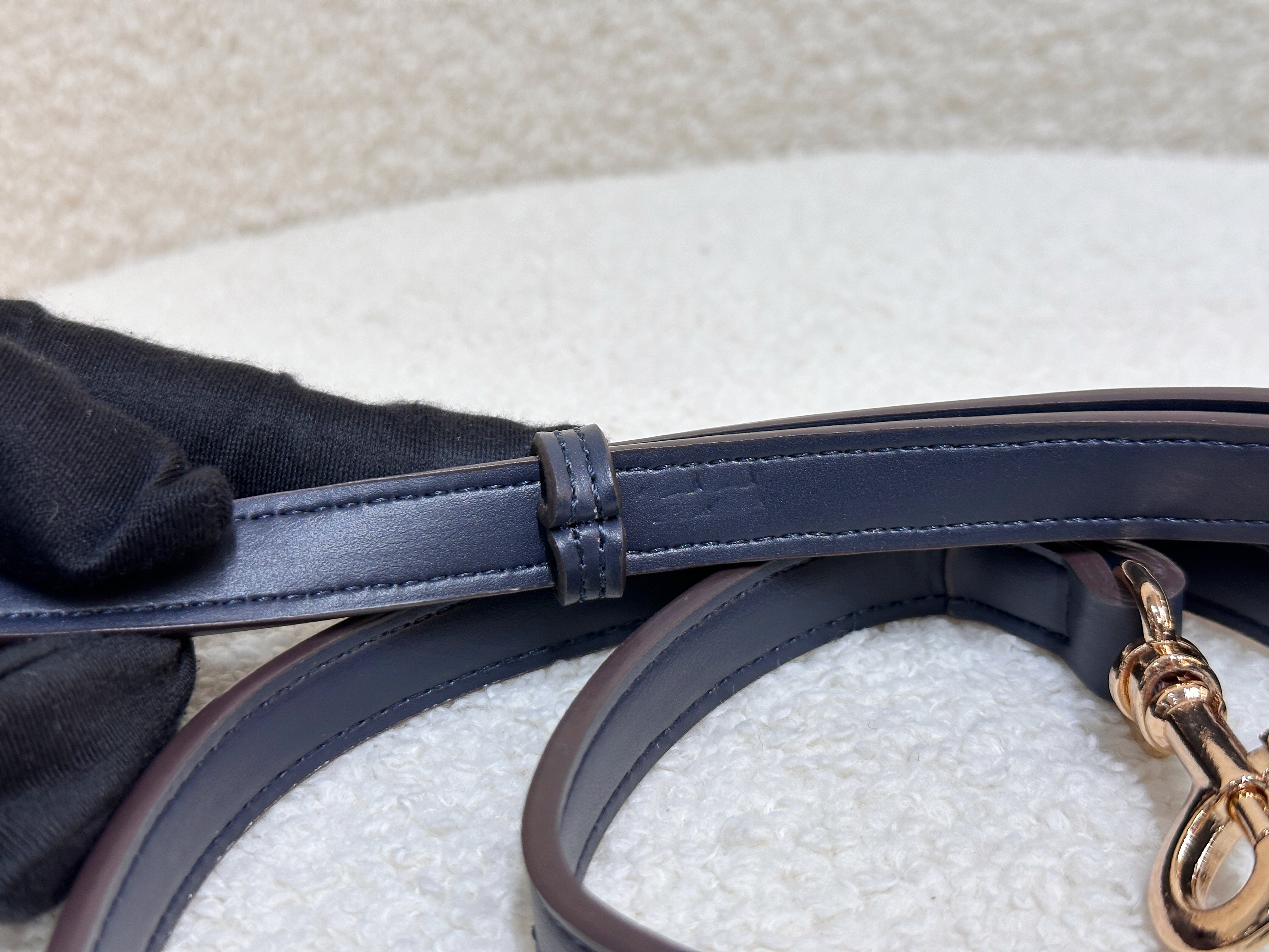 Christian Dior Double Saddle Canvas Navy blue 2001 year