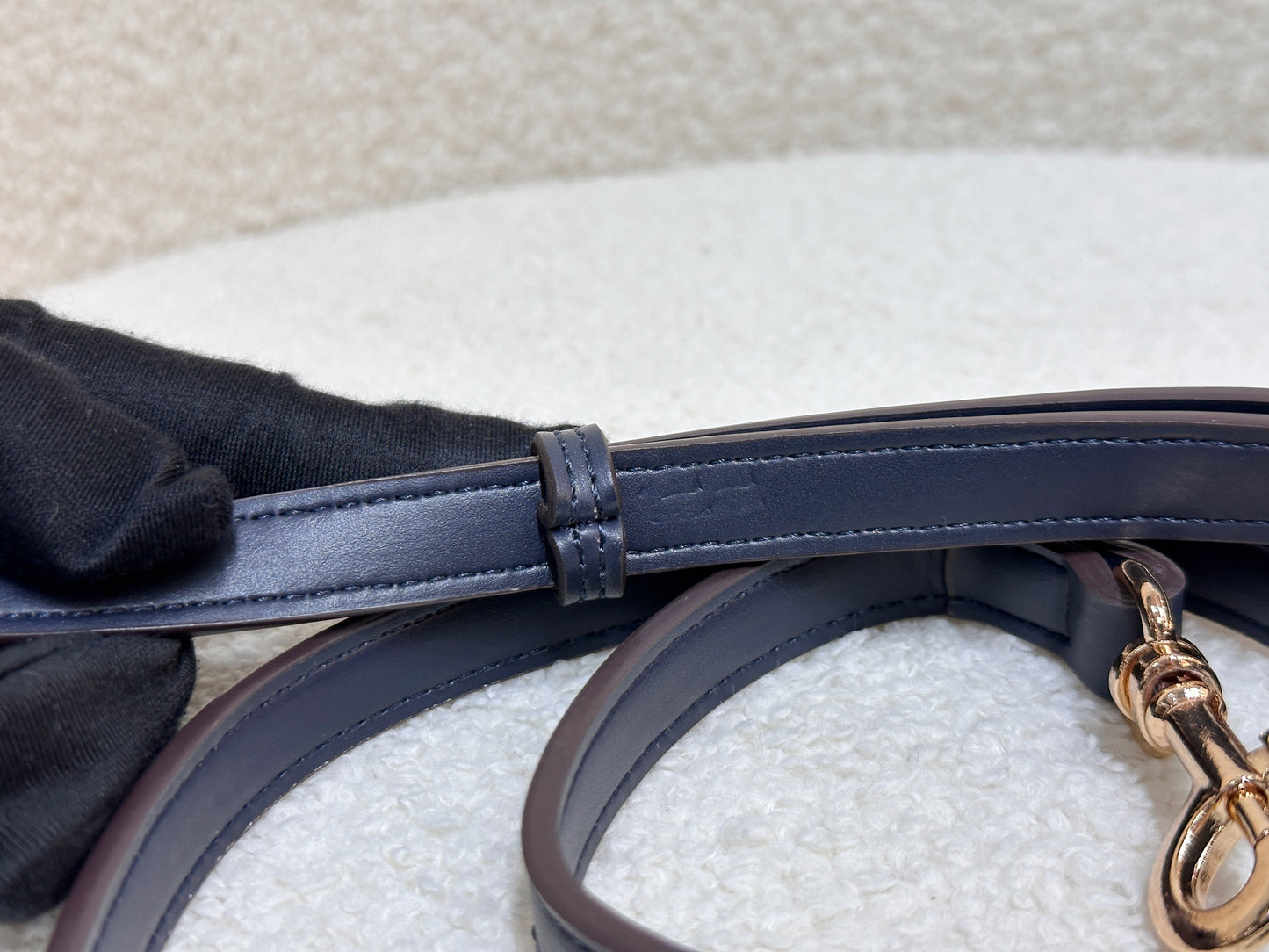 Christian Dior Double Saddle Canvas Navy blue 2001 year