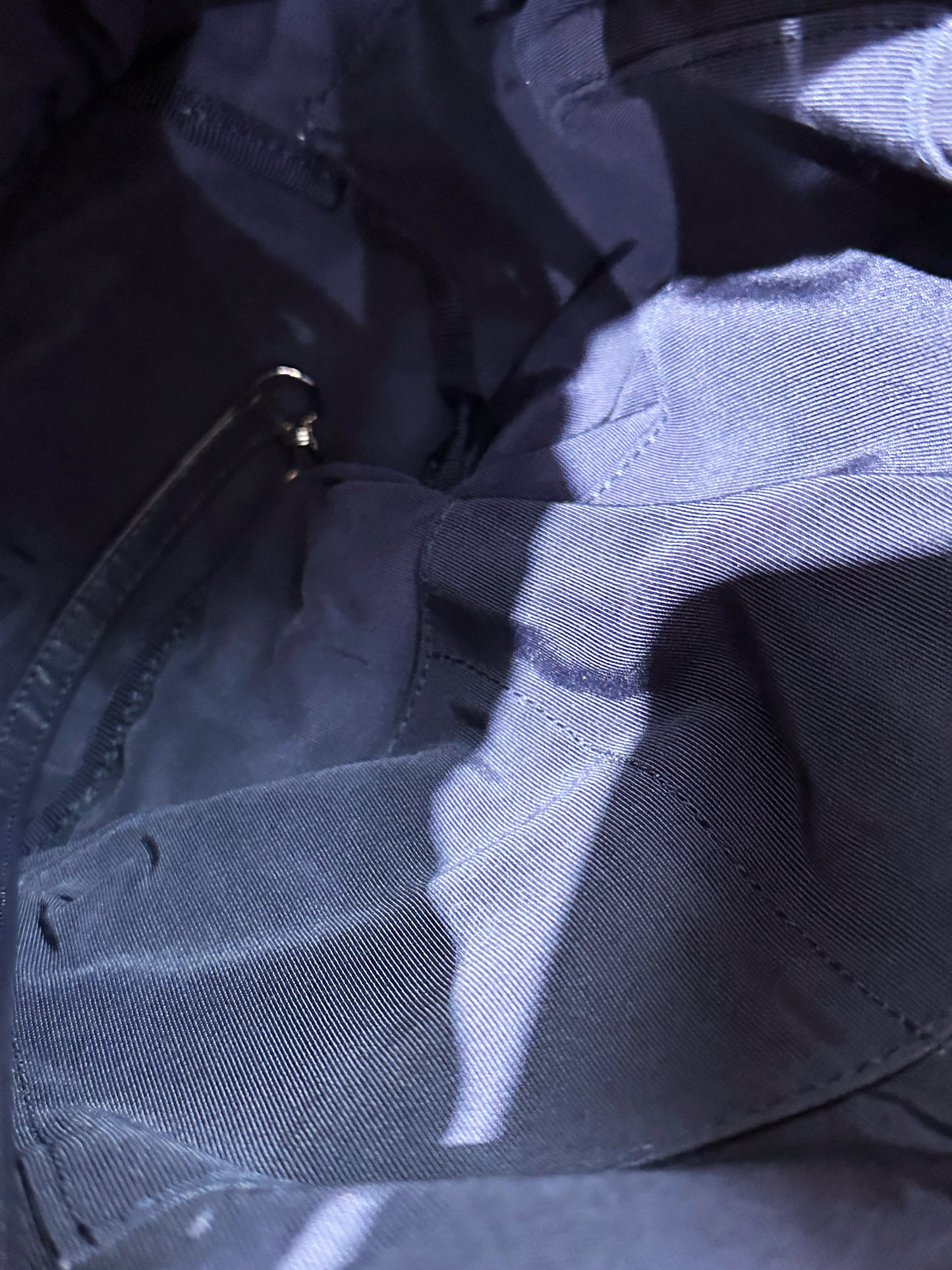 Chanel Blue Cotton Drawstring Bag Multiple colors 2704 holo card