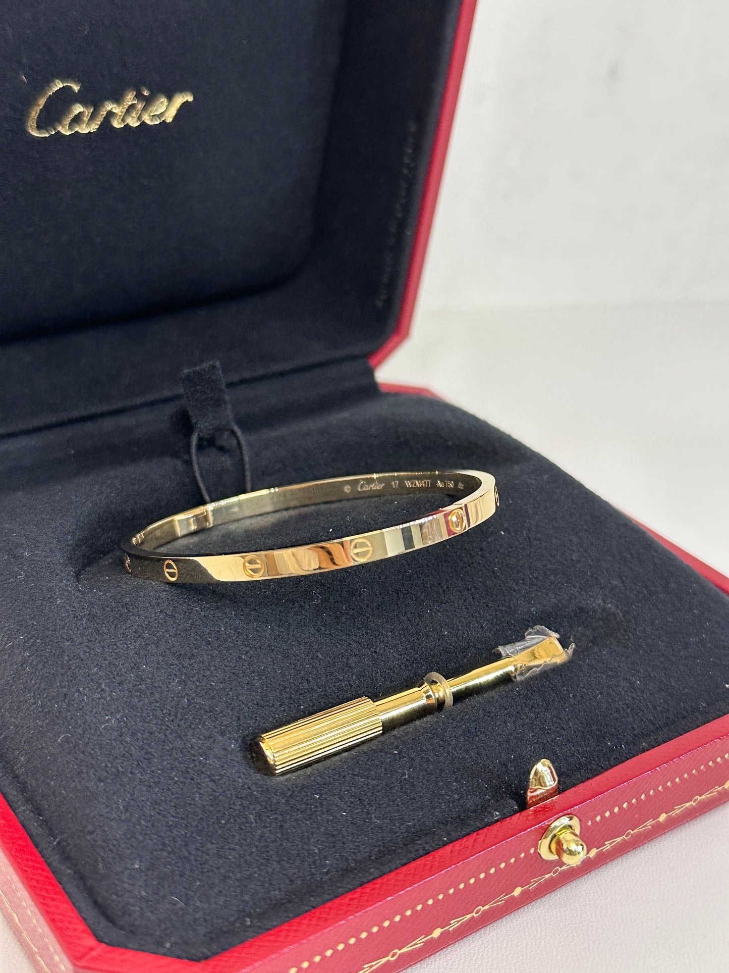 Cartier Love Bracelet Classic Model 18K Yellow Gold WZMXXX