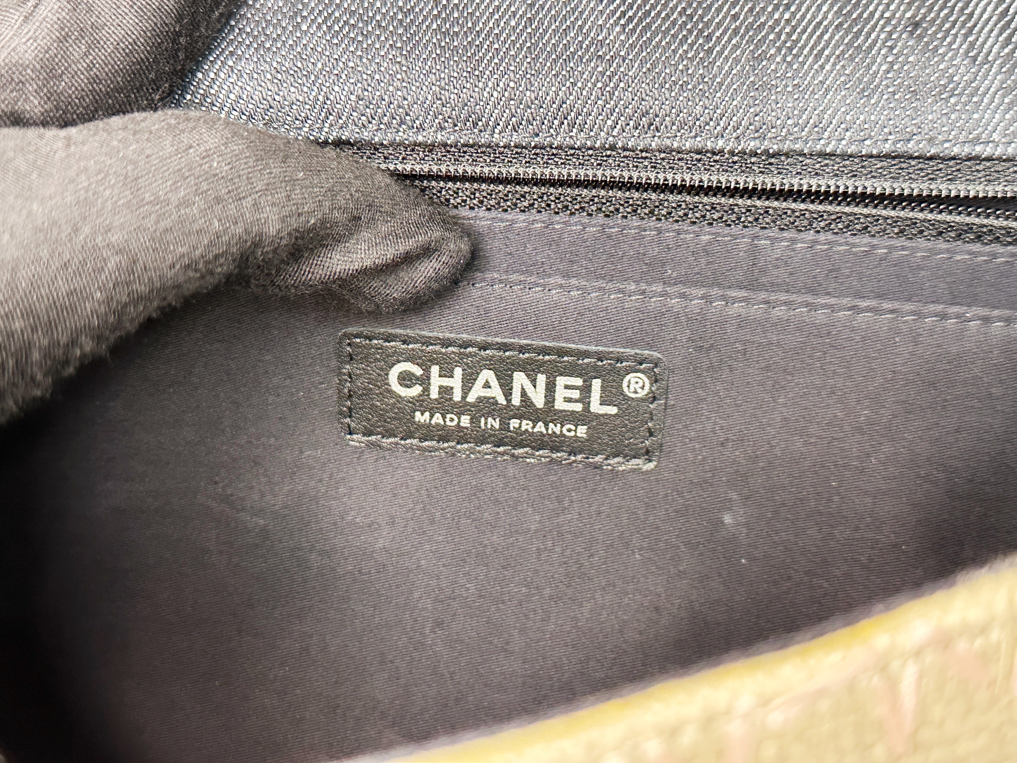 CHANEL TIMELESS PATCHWORK MULTICOLOR JUMBO SINGLE FLAP BAG 1600 holo card