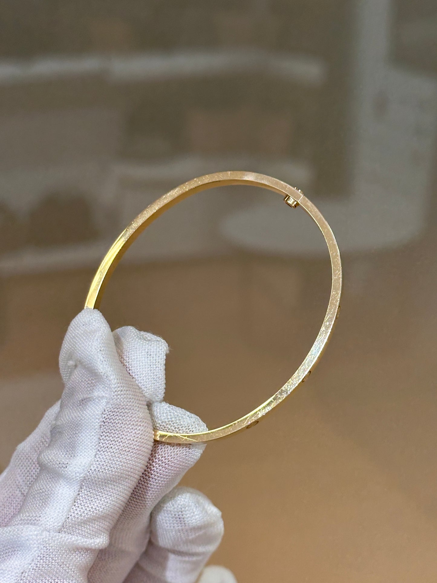 Cartier Love Bracelet Classic Model 18K Yellow Gold WZMXXX