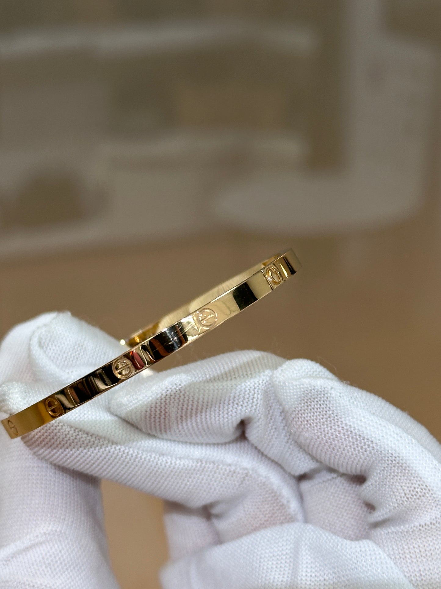 Cartier Love Bracelet Classic Model 18K Yellow Gold WZMXXX