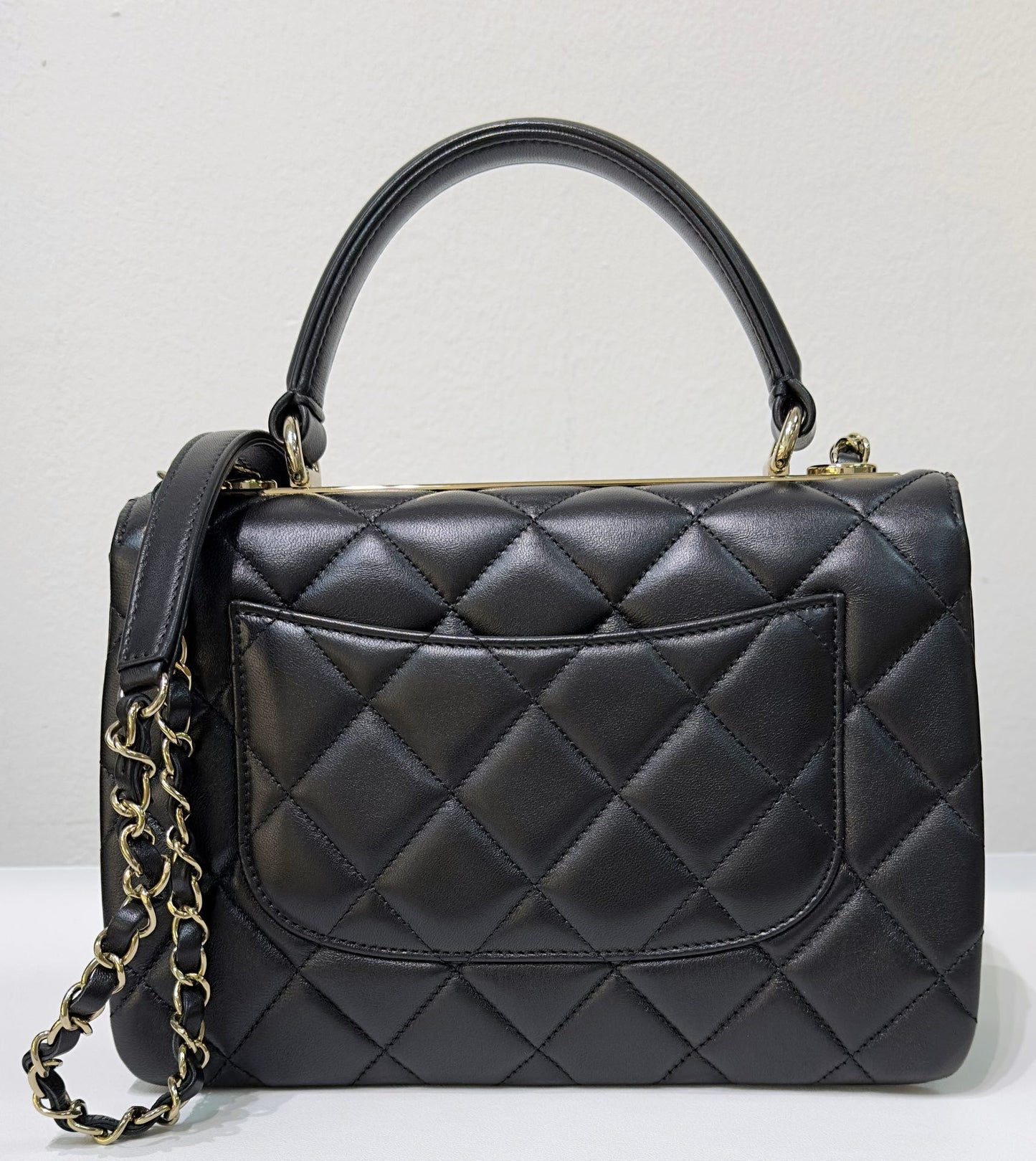 Chanel Small Trendy Flap Bag Black LGHW