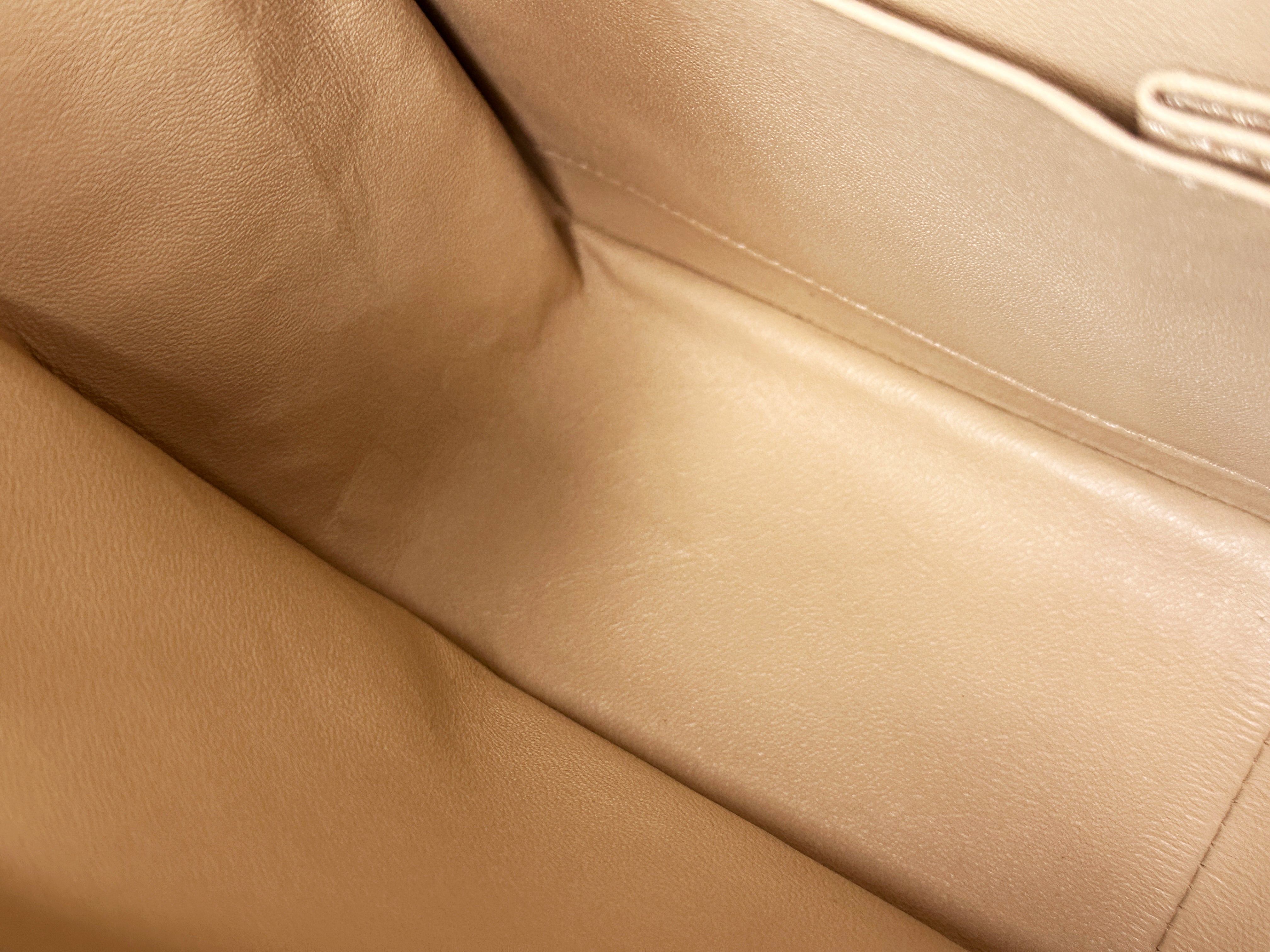 Chanel Classic Quilted Caviar 2.55 Reissue Flap Bag Beige 226 2353 holo card