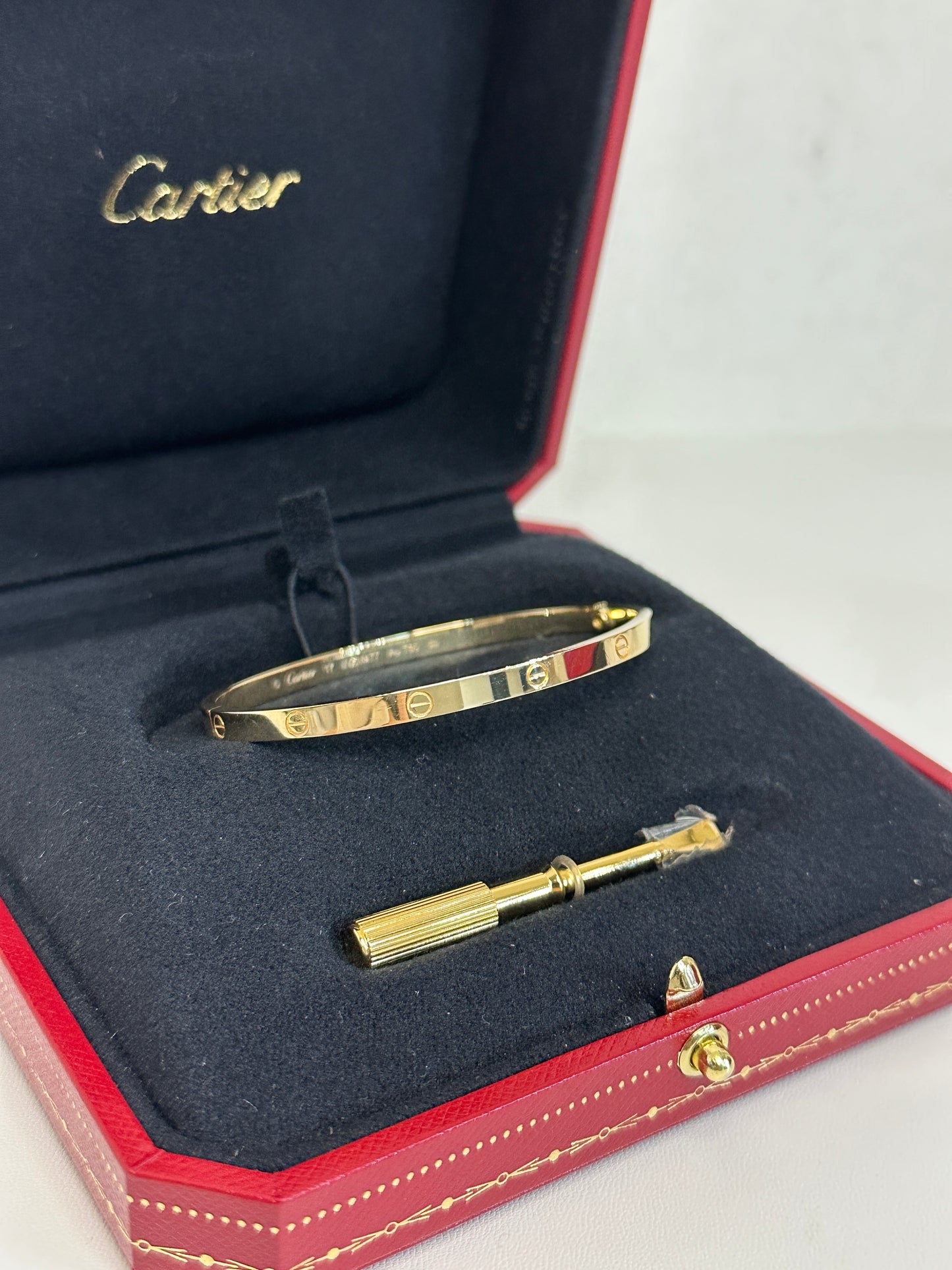 Cartier Love Bracelet Classic Model 18K Yellow Gold WZMXXX