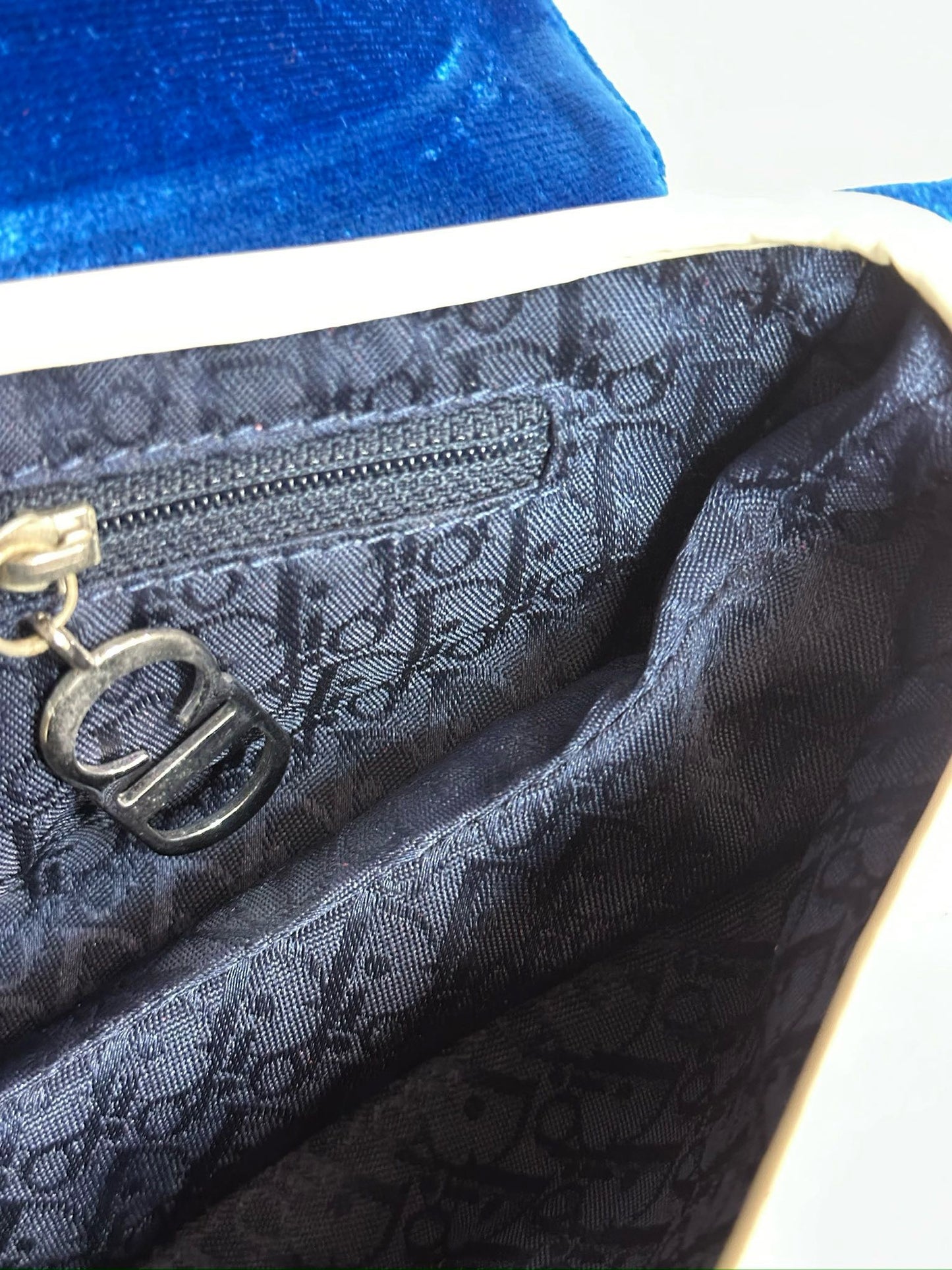 ￼Christian Dior Velour Adiorable 69 Saddle Bag 2006 year