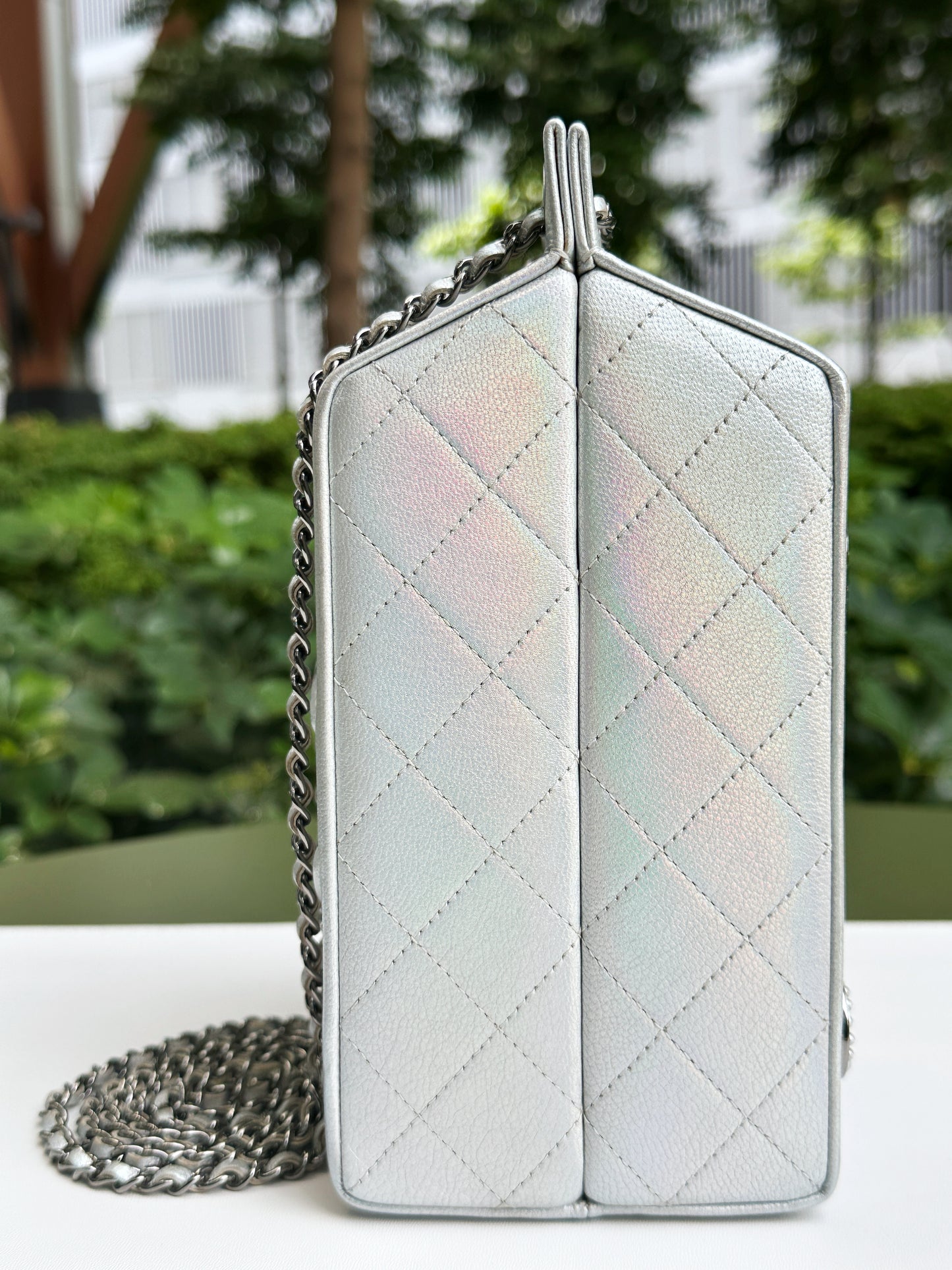 CHANEL RARE LIMITED EDITION LAIT DE COCO MILK CARTON BAG 2033 holo