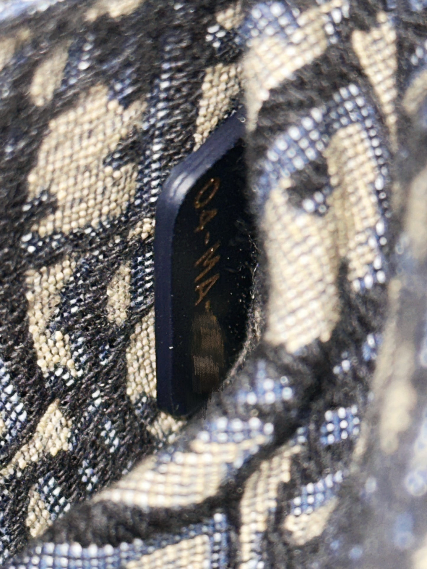 Christian Dior Bicolor Wicker Jacquard Mini Lady Dior Bag