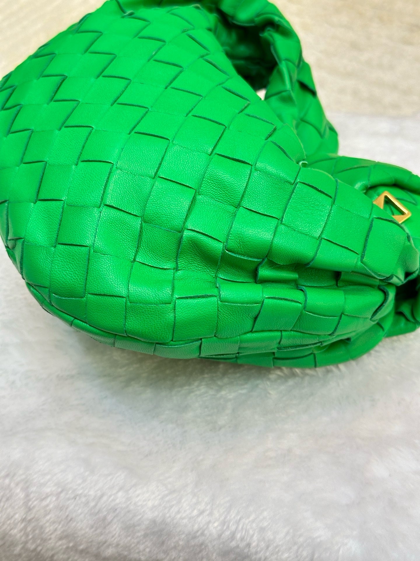 Bottega Venetia Mini Nappa Intrecciato Green GHW