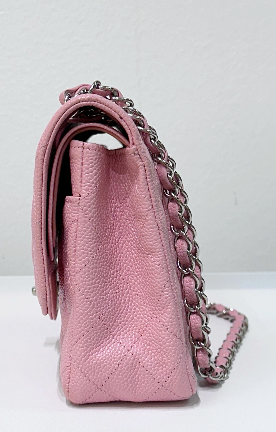 Chanel Medium Caviar Classic Double Flap Pink