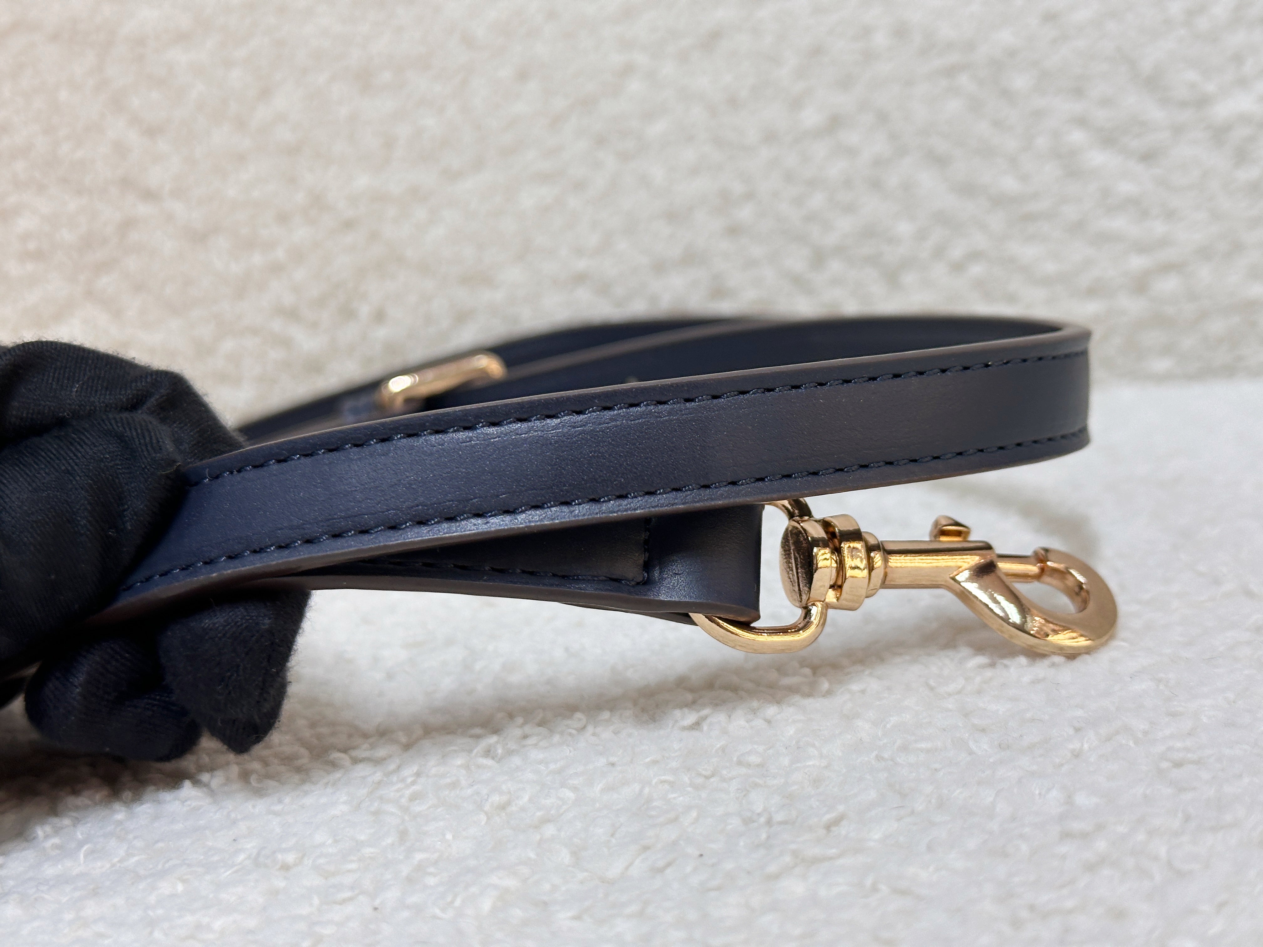 Christian Dior Double Saddle Canvas Navy blue 2001 year