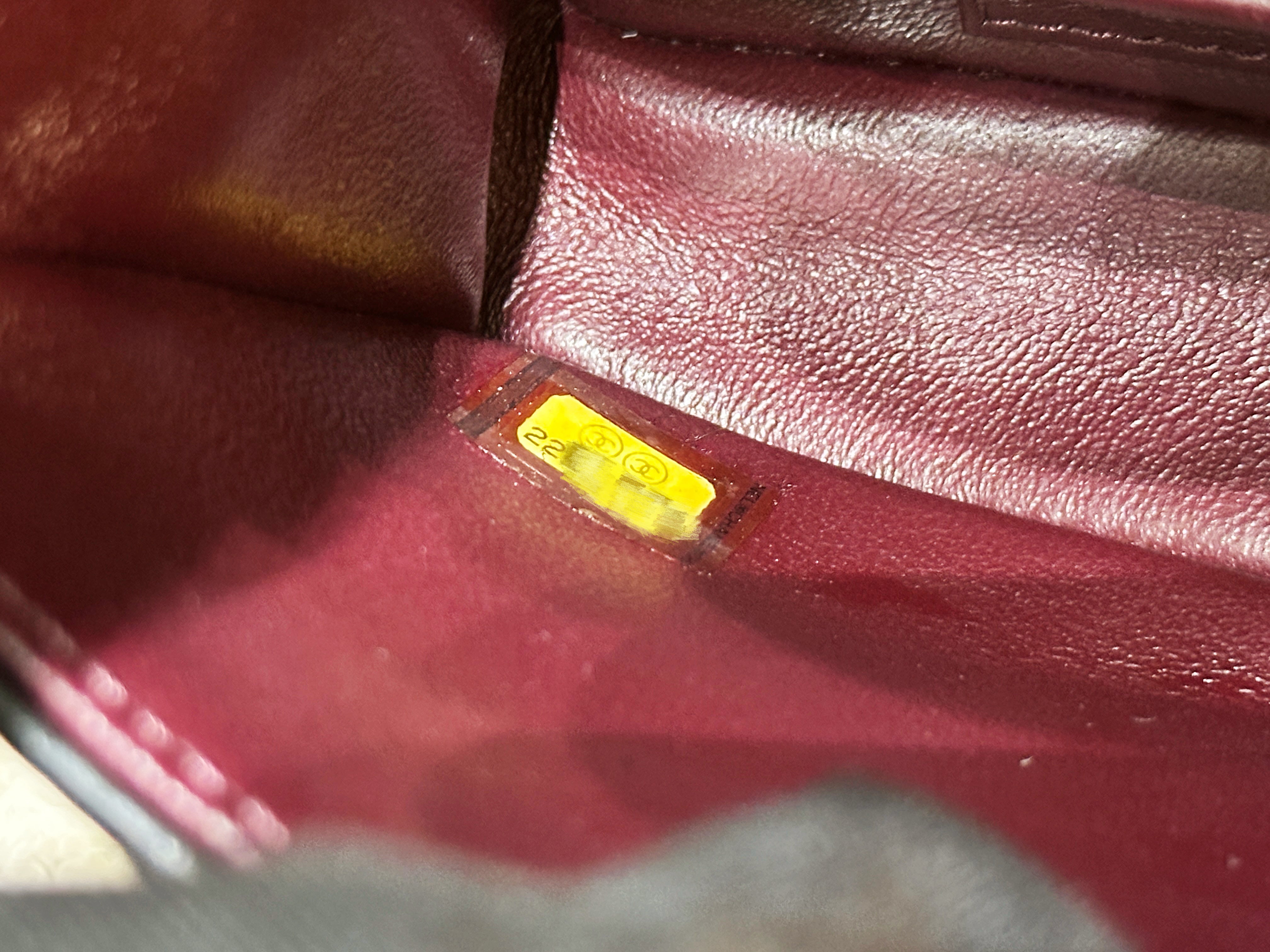 Chanel Mini Rectangular Camellia Flap Bag Black Lambskin and Patent Silver Hardware