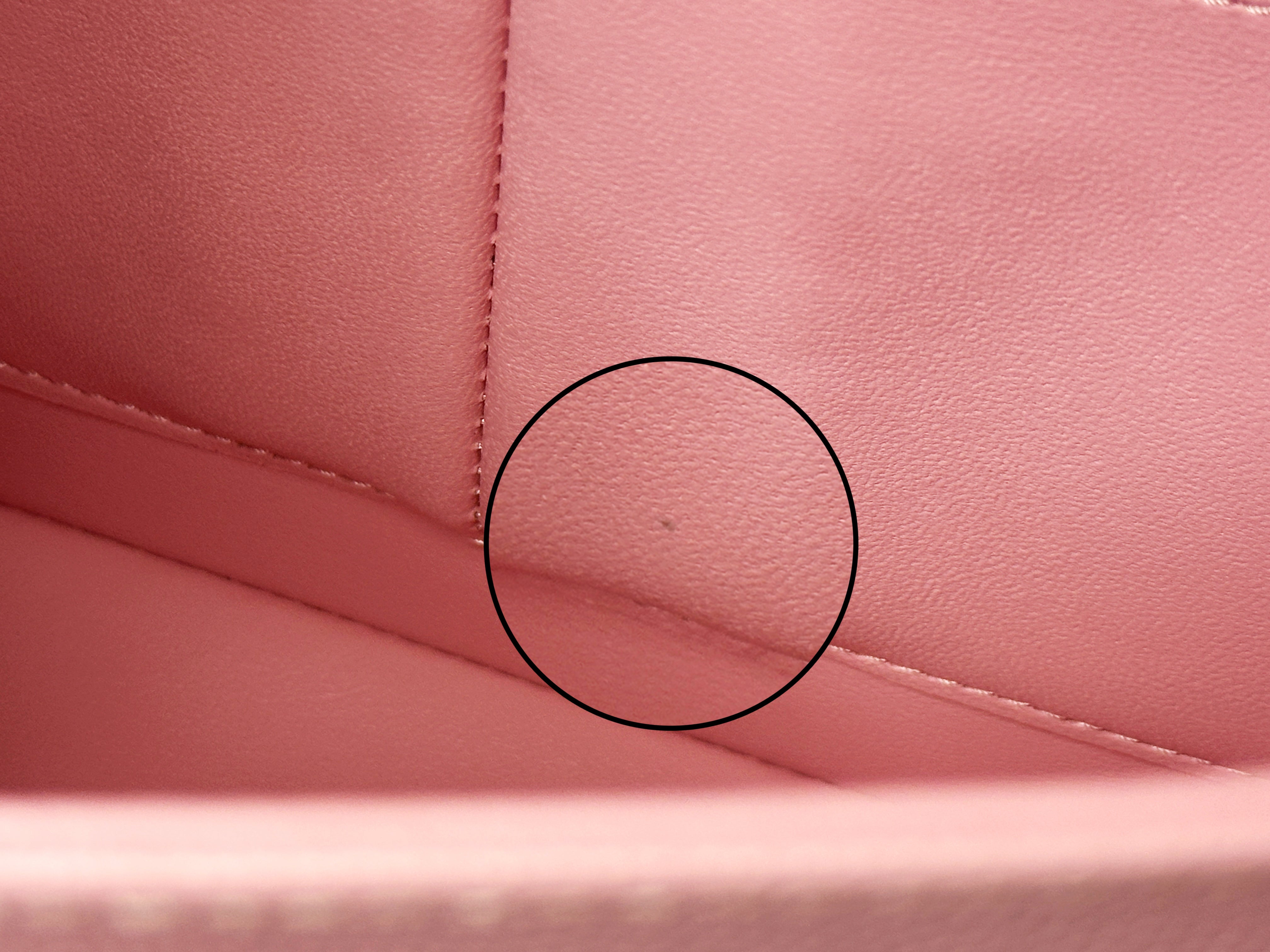 Chanel 22C Classic Quilted Medium Double Flap Bag Sakura Pink AKHX microchip