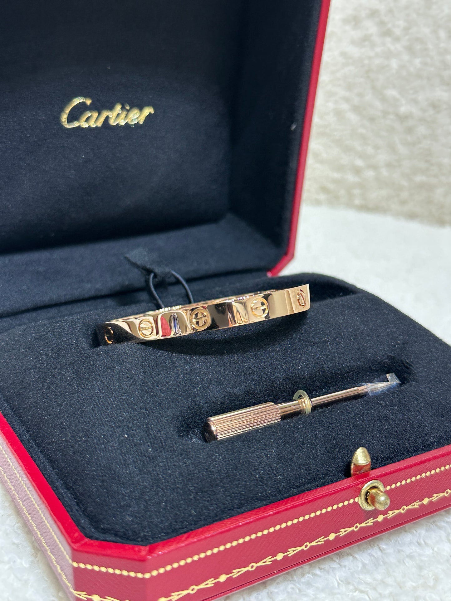 Cartier Love Bracelet Classic Model 18K Yellow Gold CFY XXX