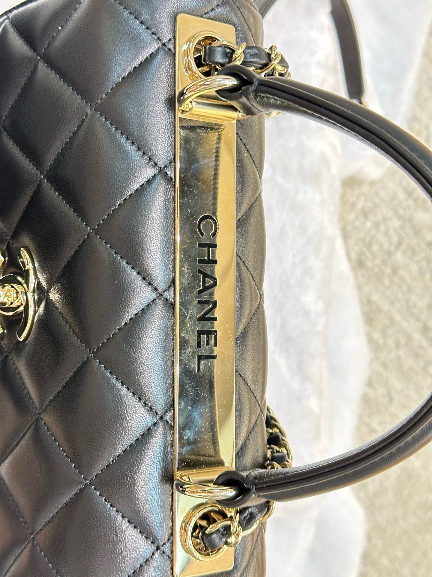 Chanel Small Trendy Flap Bag Black LGHW