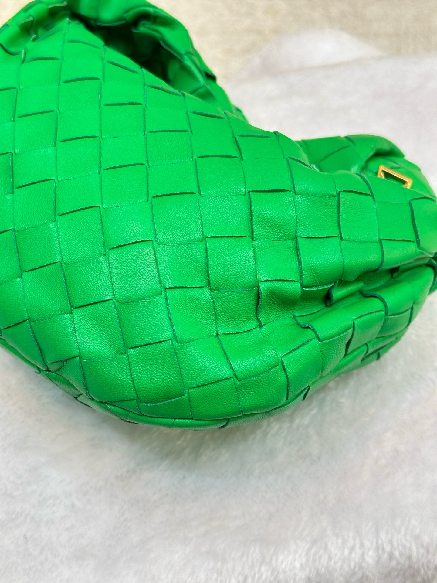 Bottega Venetia Mini Nappa Intrecciato Green GHW