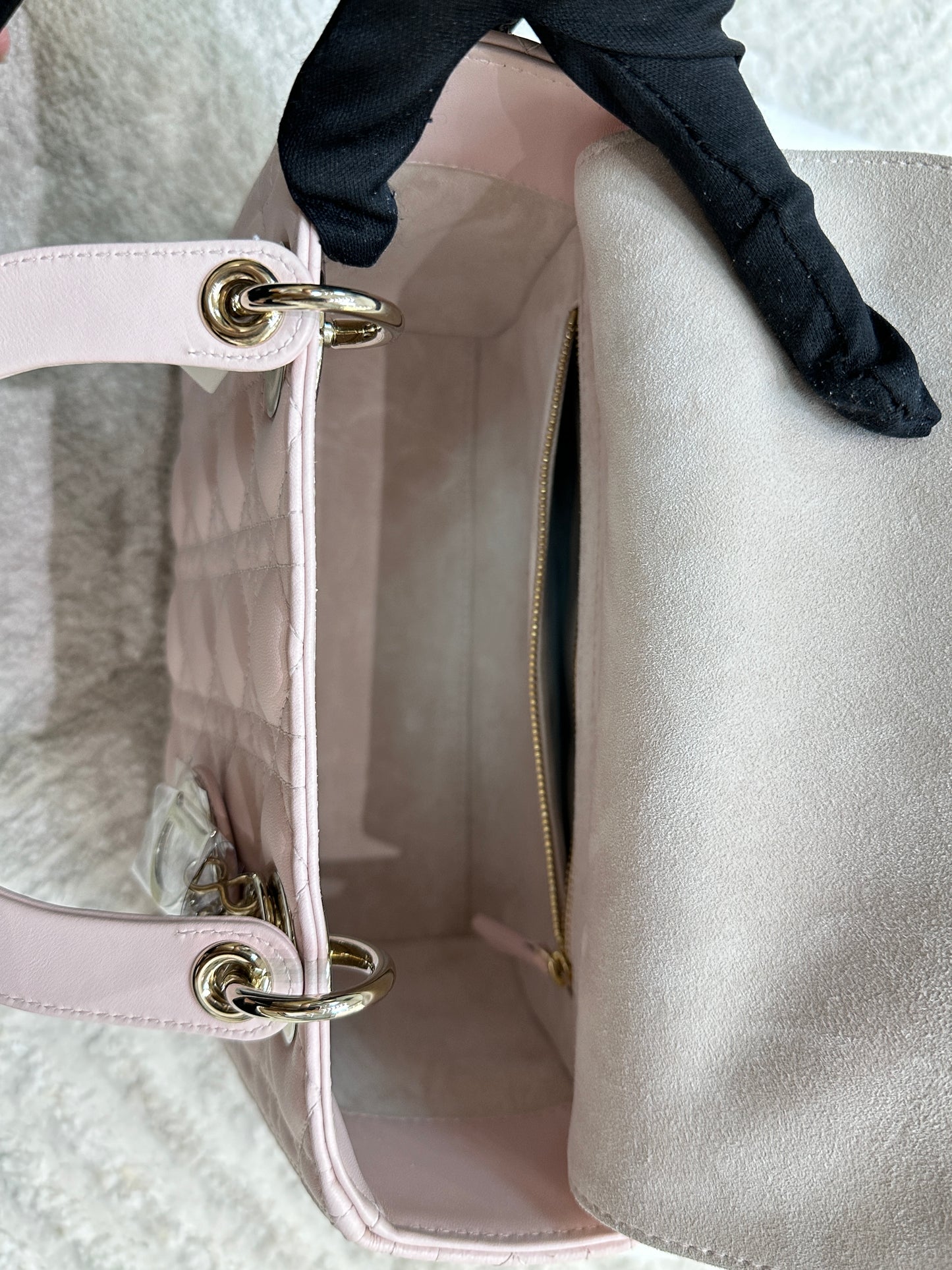 My Lady Medium Lady Dior Bag Pink Cannage Lambskin Flap Bag