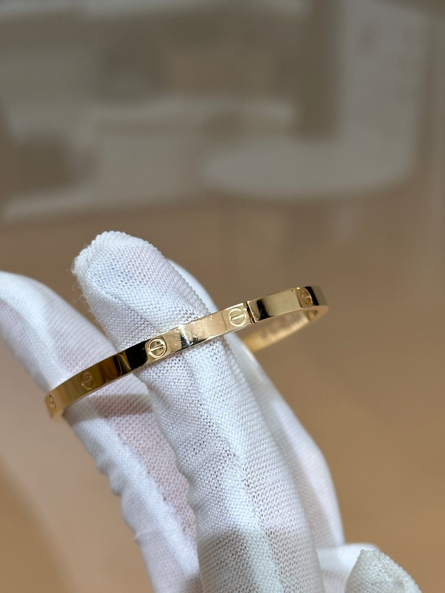 Cartier Love Bracelet Classic Model 18K Yellow Gold WZMXXX