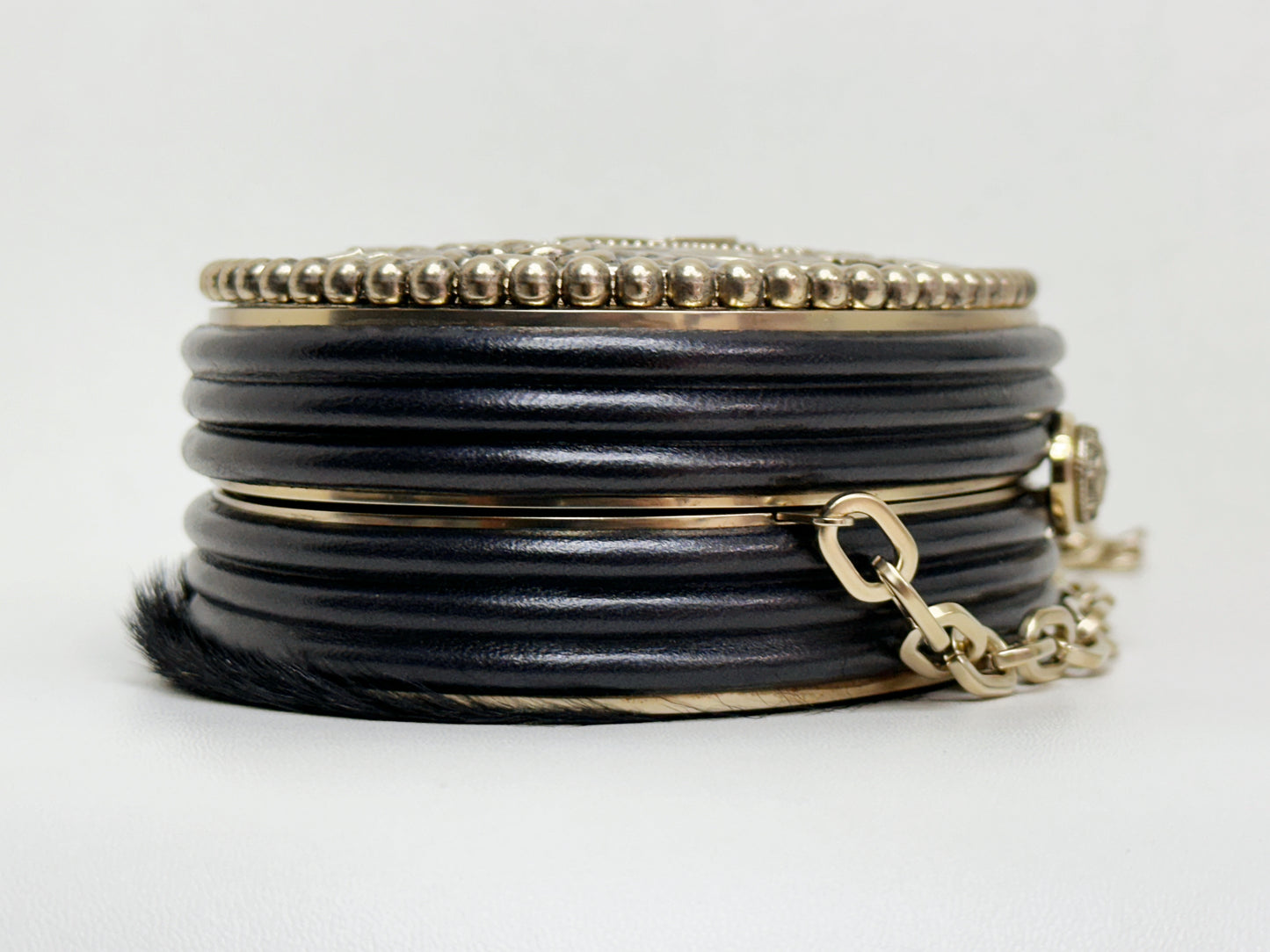 CHANEL 2014 PARIS-DALLAS MINAUDIERE CLUTCH 2018 holo card