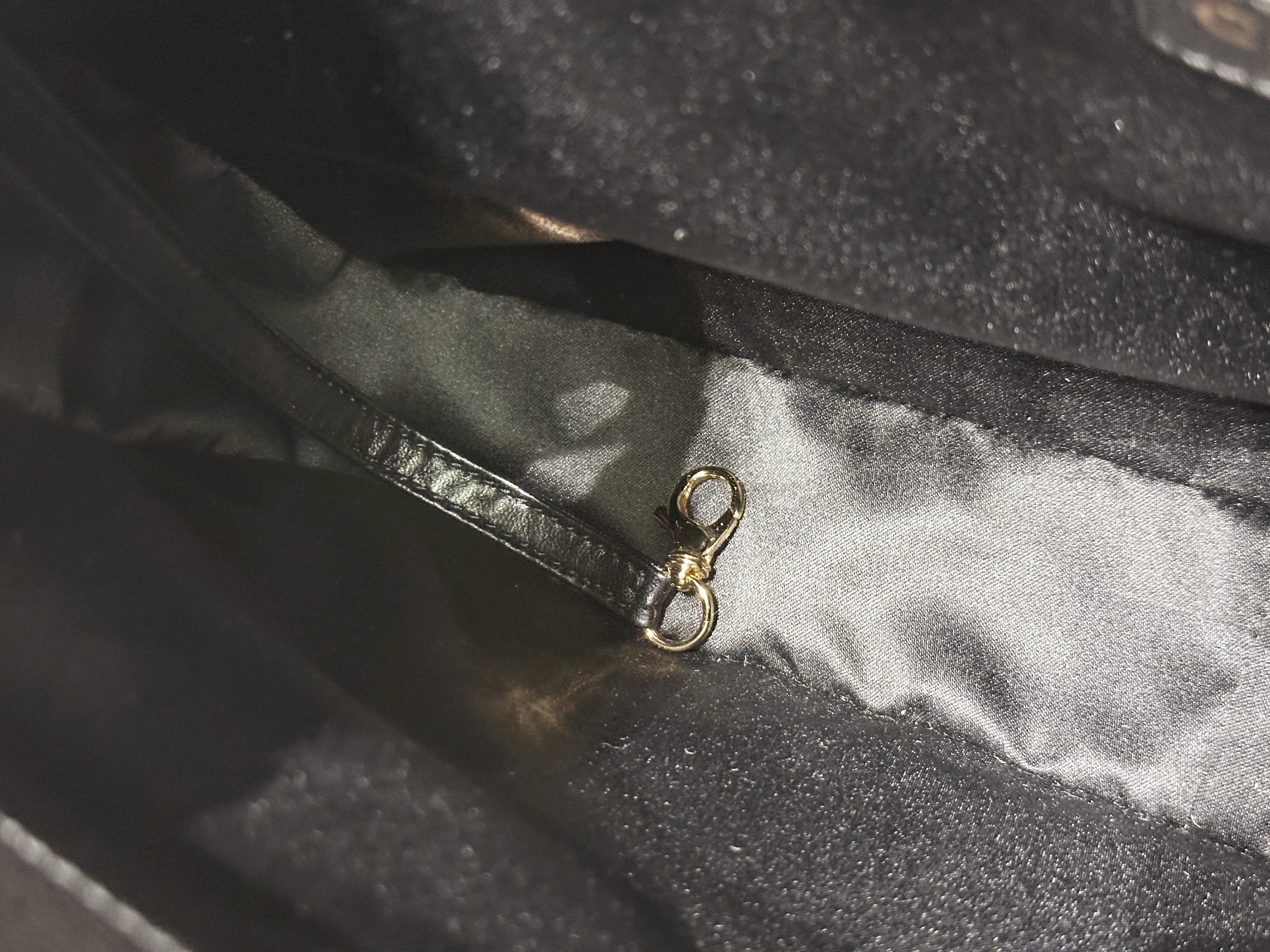 Chanel Caviar Grand Shopping Tote GST Black GHW 1640 holo card