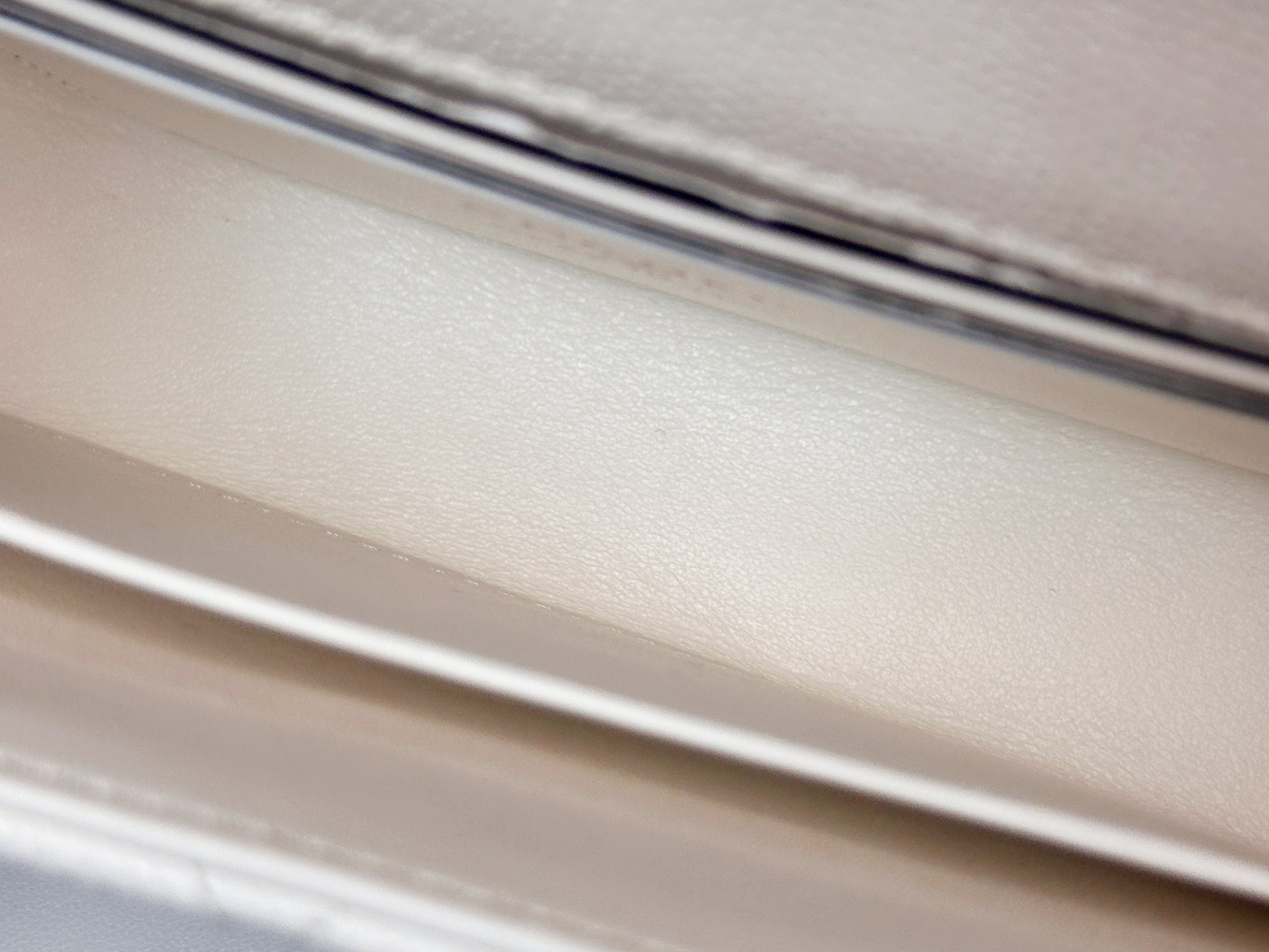 Chanel 23P Top Handle Kelly Clutch with Chain in White Caviar GHW