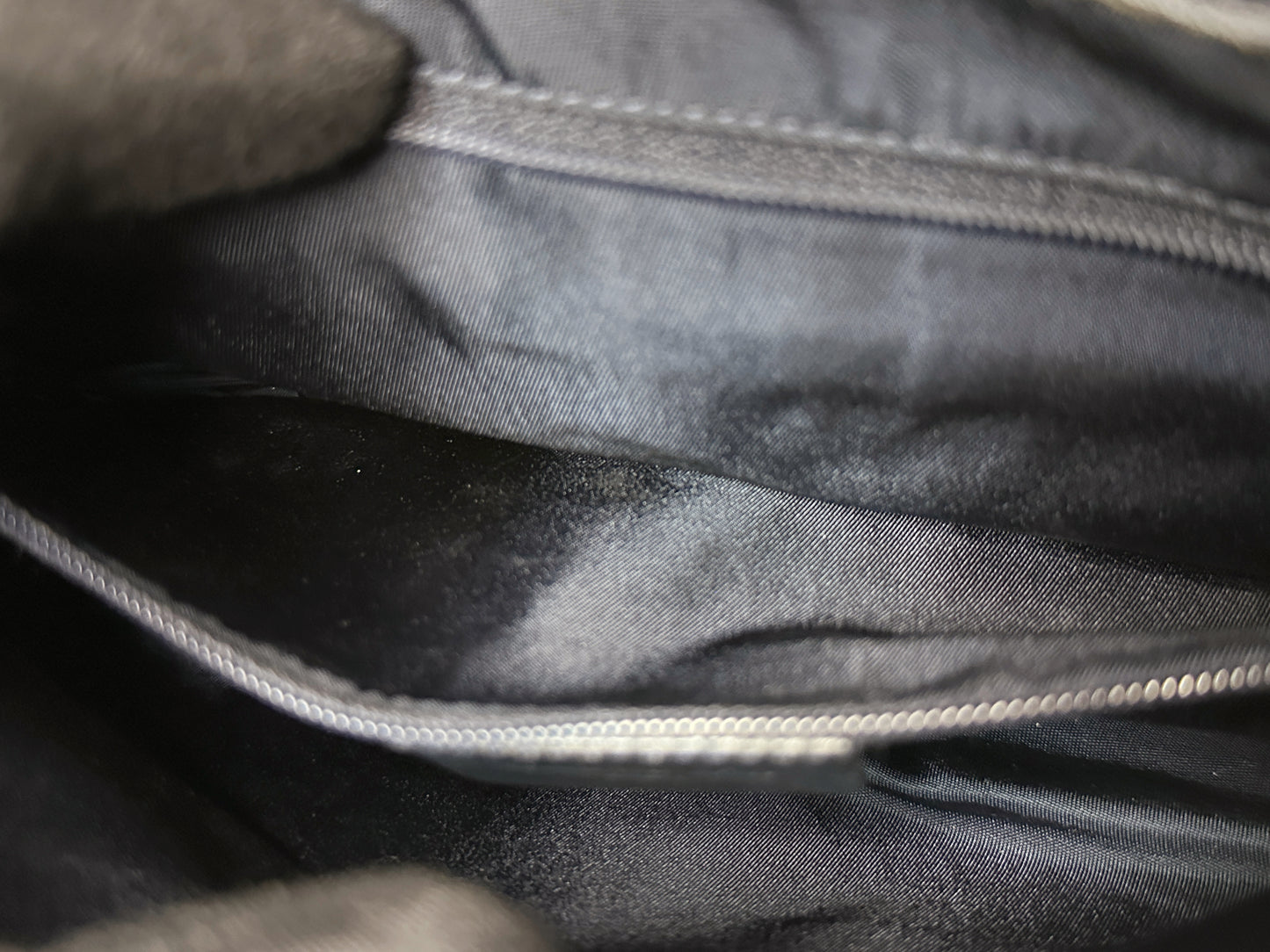 Christian Dior Double Saddle Canvas Navy blue 2001 year