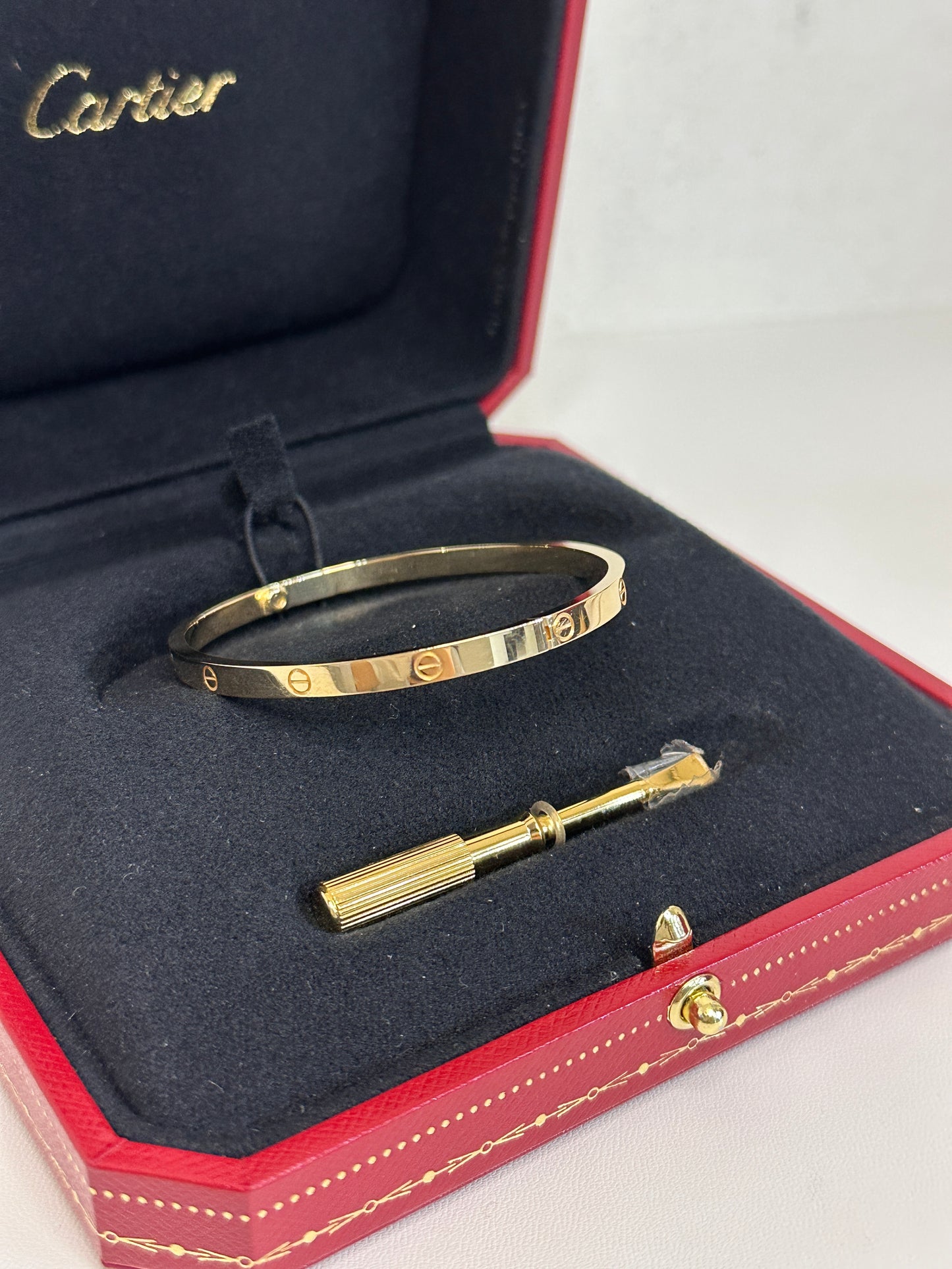 Cartier Love Bracelet Classic Model 18K Yellow Gold WZMXXX