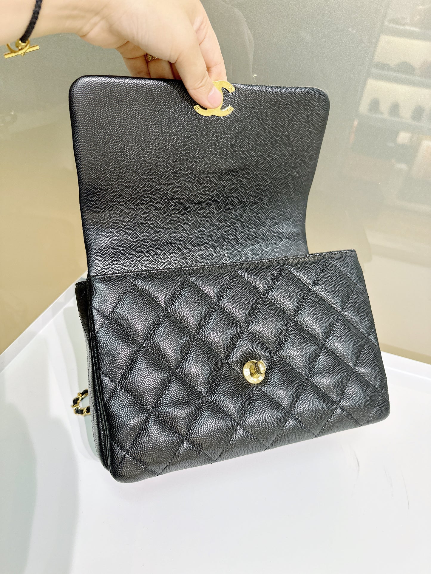 Chanel 22K Coco First Flap Bag