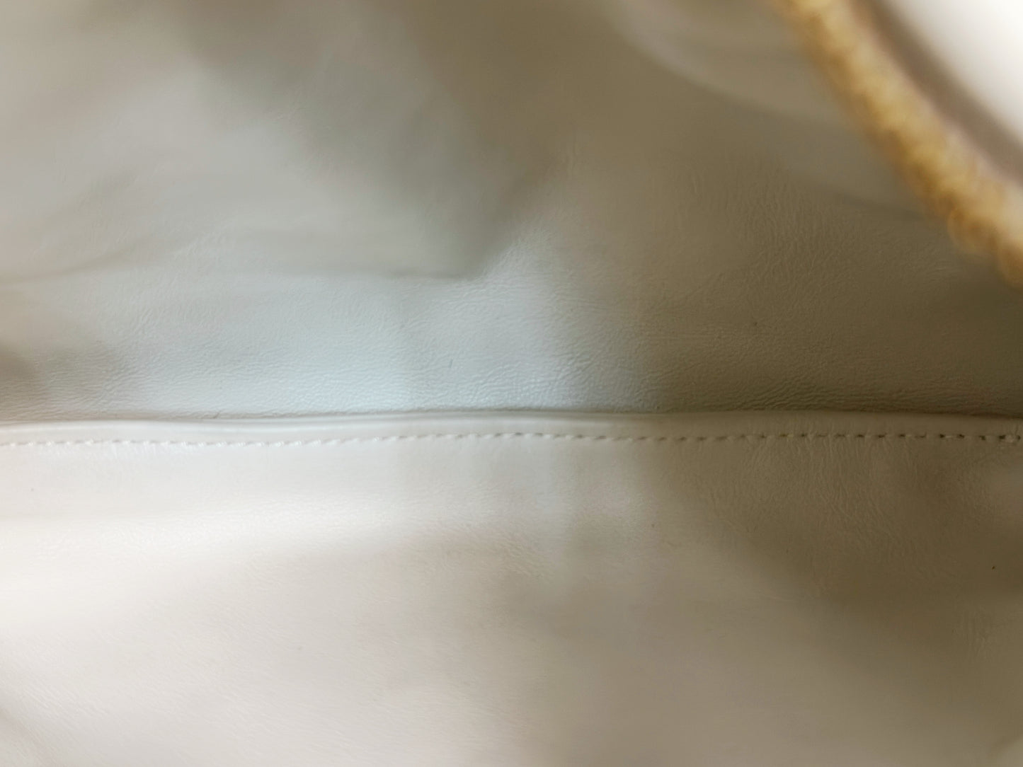 Bottega Veneta White Intrecciato Leather Mini Jodie Bag