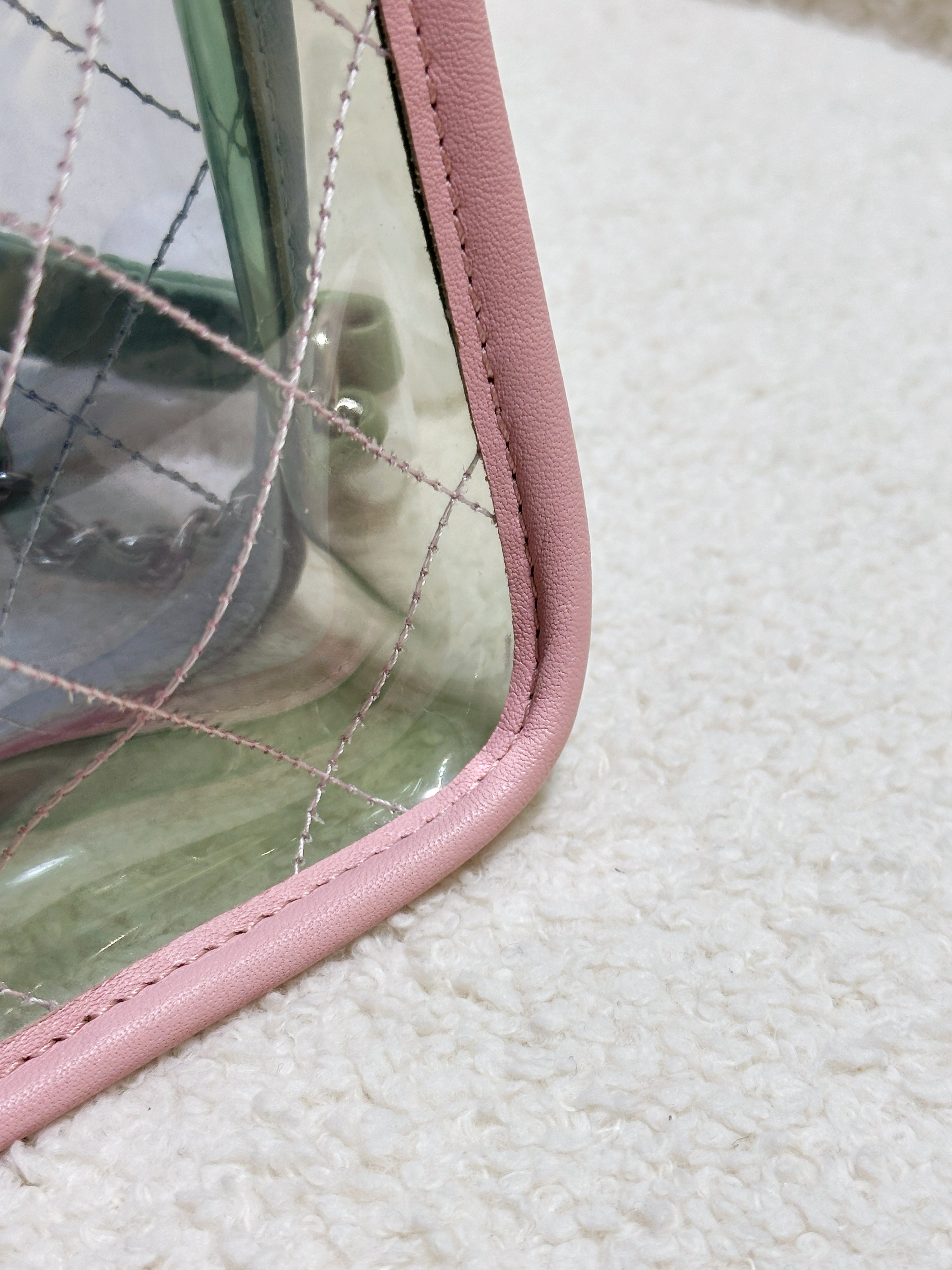 Chanel Coco Splash PVC Mini Flap Bag Blue/Pink/Green 25 holo