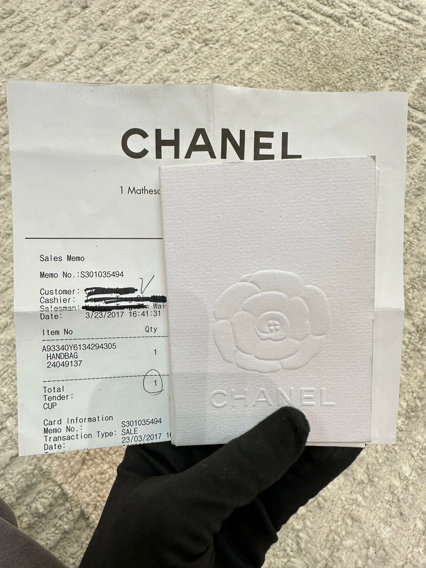 Chanel Caviar Quilted Small CC Filigree Flap Black