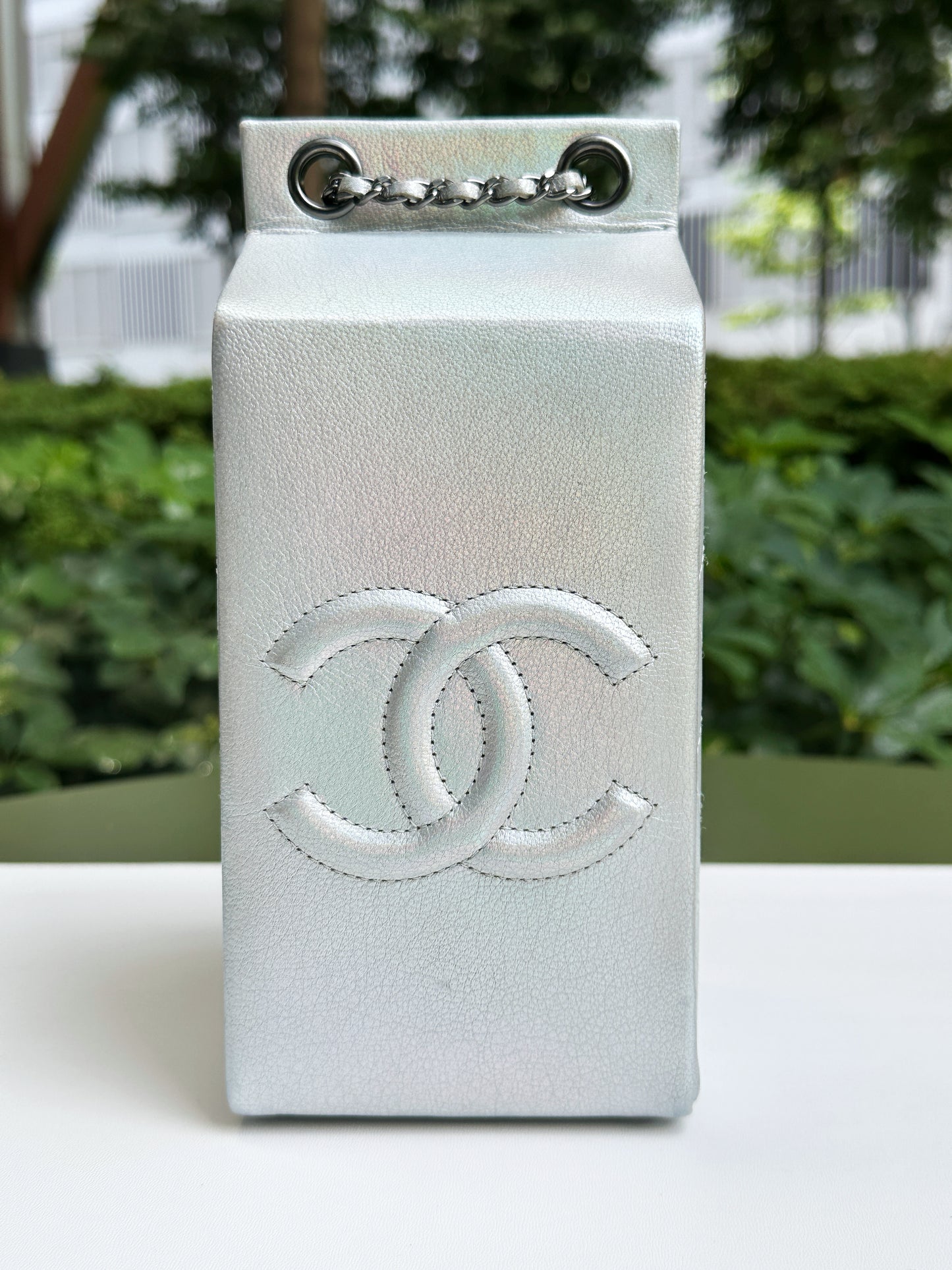 CHANEL RARE LIMITED EDITION LAIT DE COCO MILK CARTON BAG 2033 holo