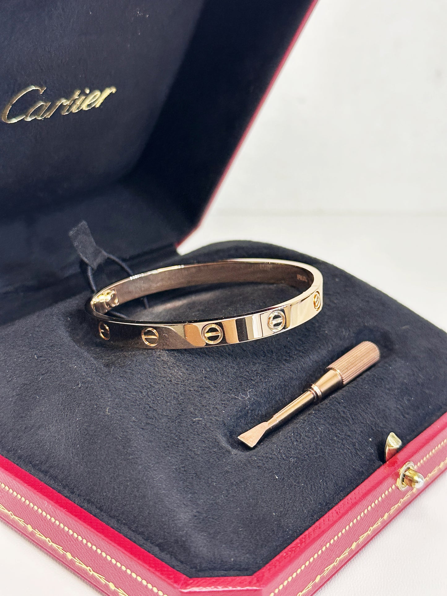 Cartier Love Bracelet Classic Model 18K Rose Gold BVLXXX