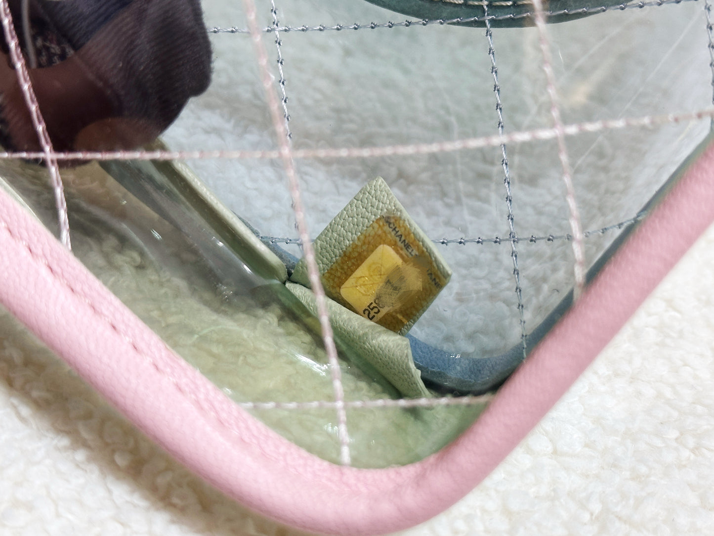 Chanel Coco Splash PVC Medium Flap Bag Blue/Green/Pink 2562 holo