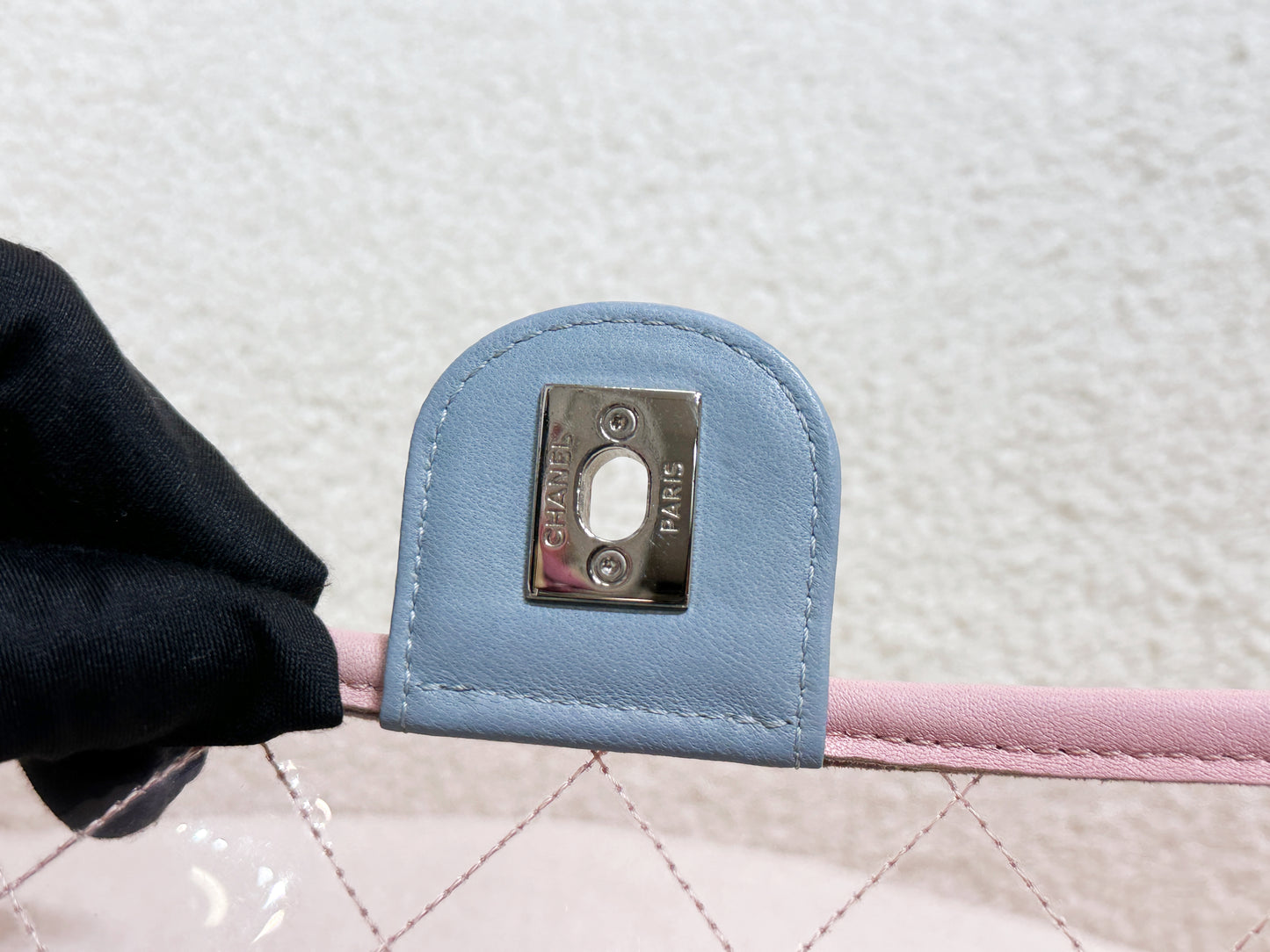 Chanel Coco Splash PVC Mini Flap Bag Pink/Green/Blue 2576 holo card