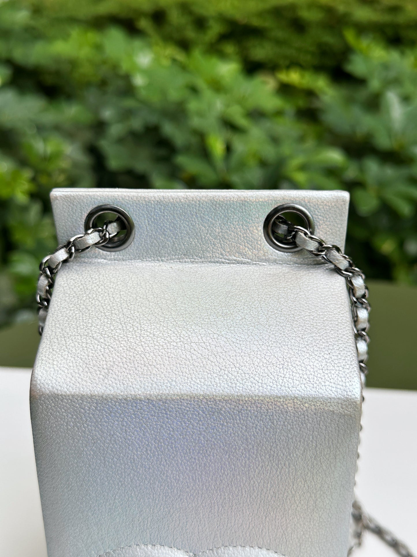 CHANEL RARE LIMITED EDITION LAIT DE COCO MILK CARTON BAG 2033 holo