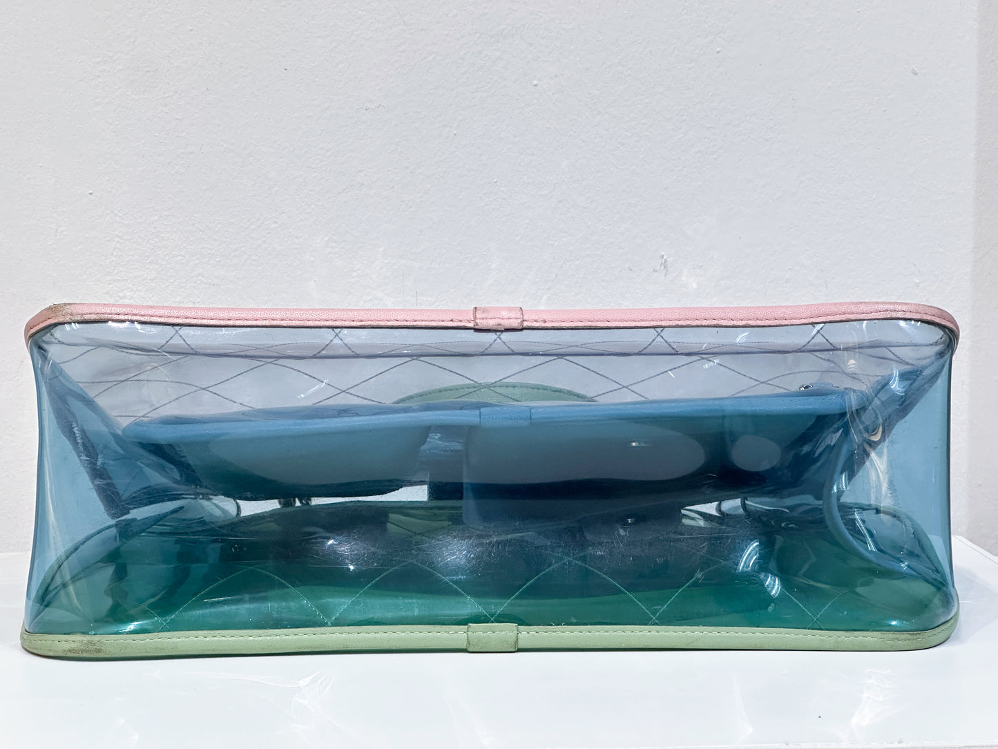 Chanel Coco Splash Bag Green/Pink/Blue 2584 holo card